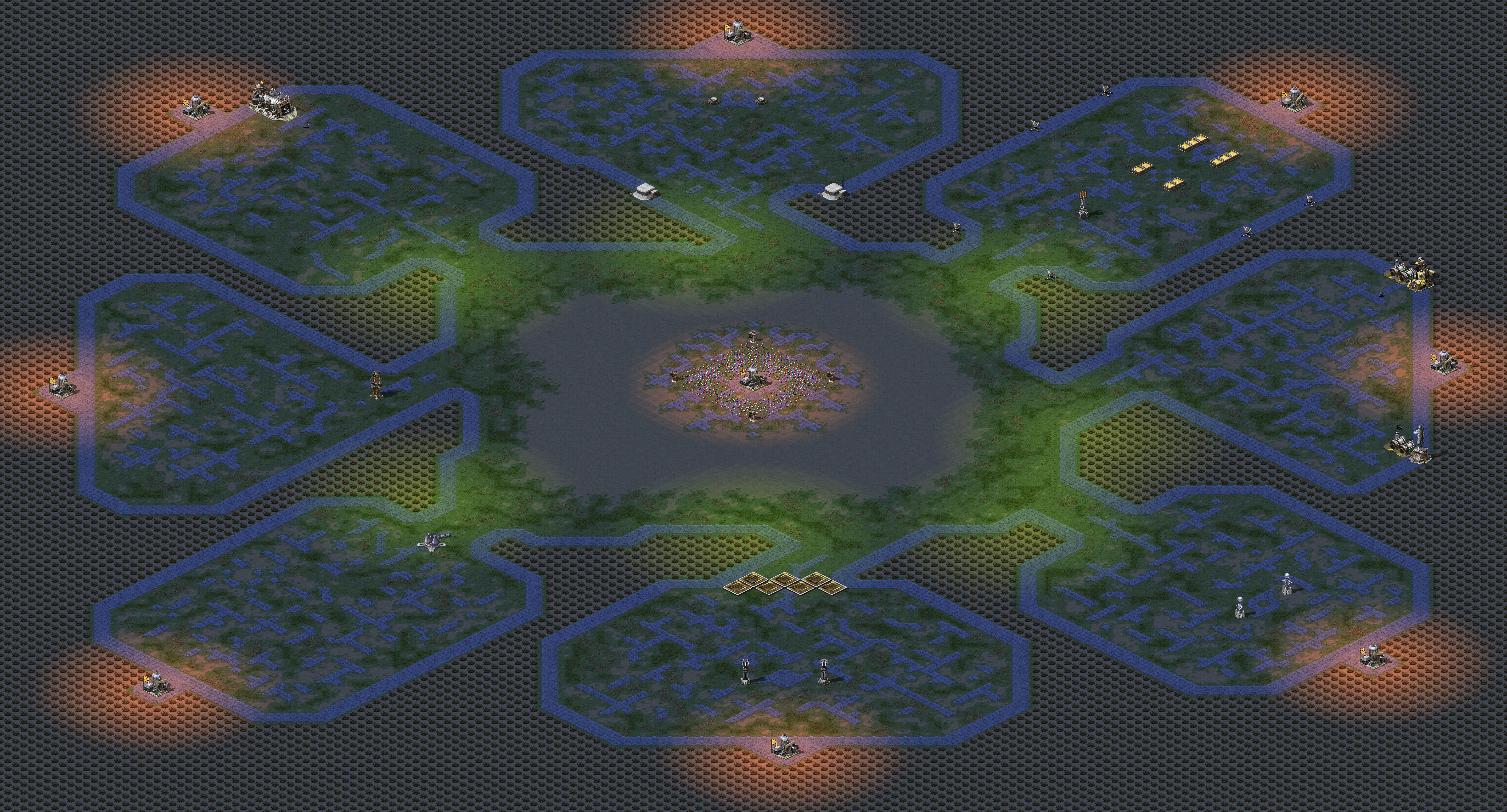 Rendered map: The Oil With Bonus FFA [NO NUKE] [NIGHT]