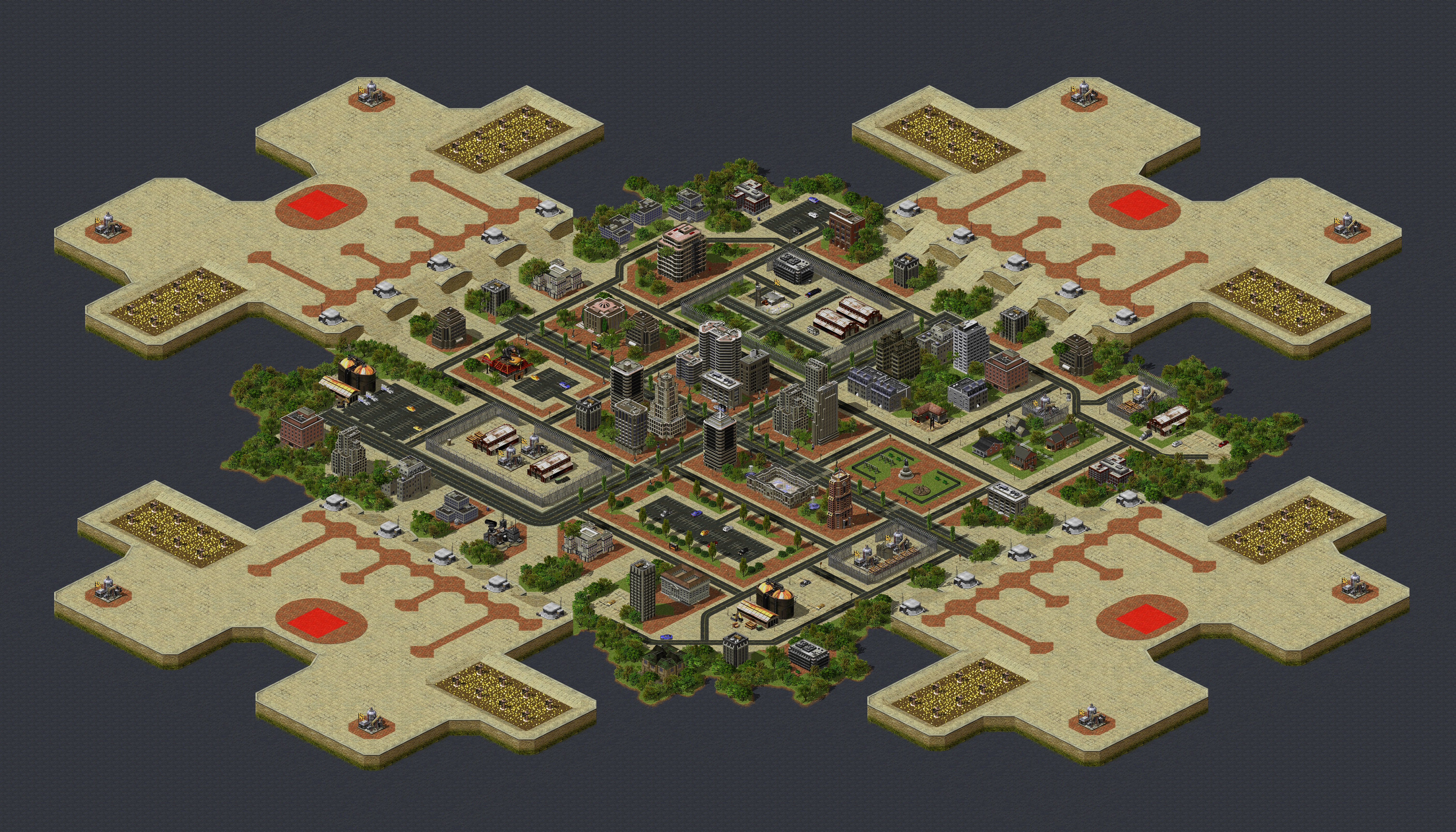 Rendered map: City Fights Back