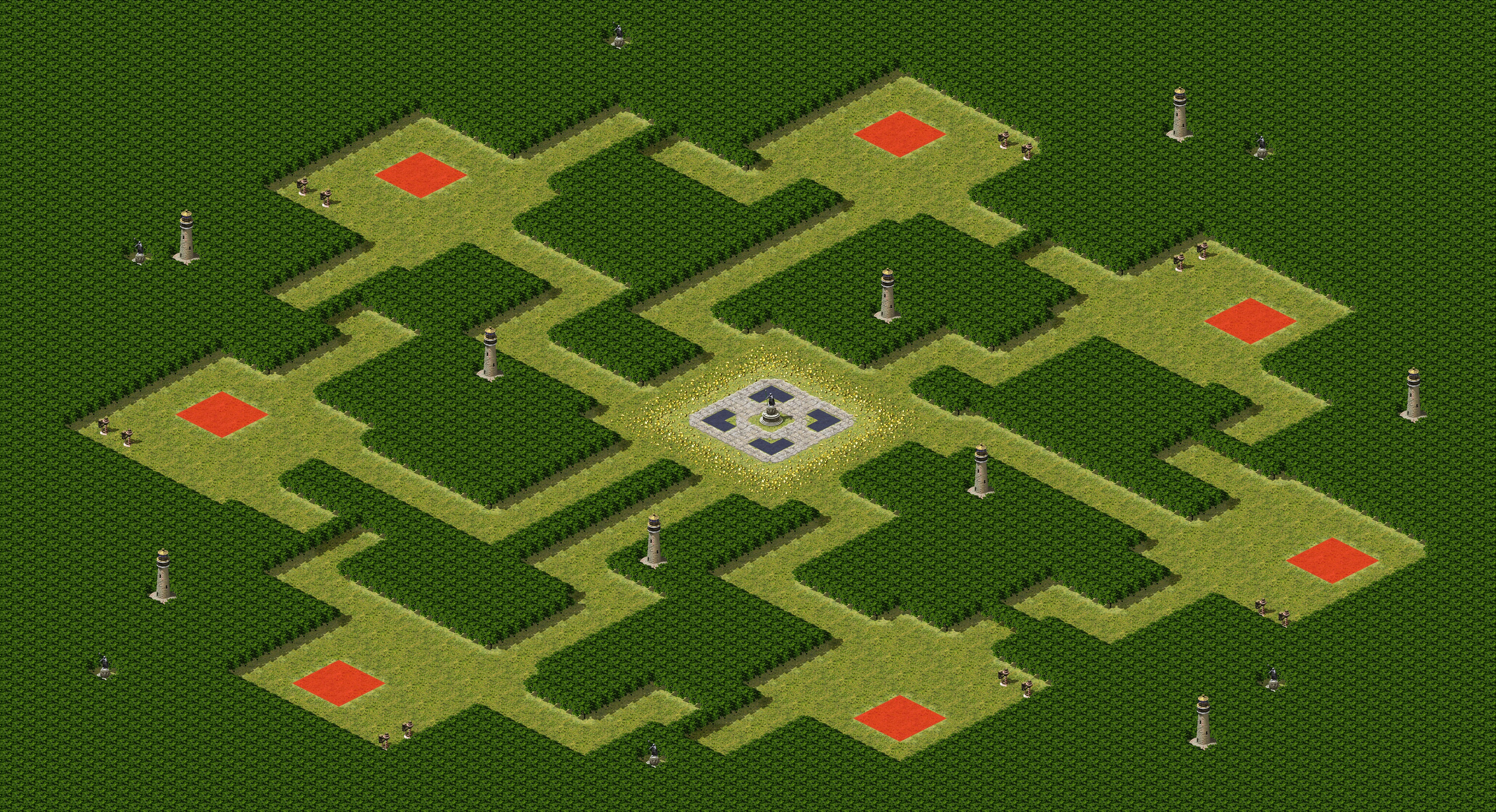 Rendered map: One Patch Per Player (Forest)