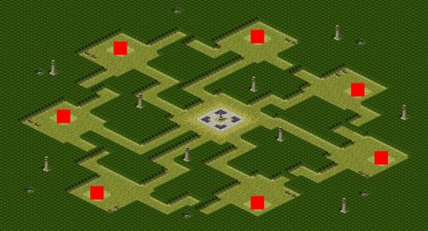 Rendered preview of One Patch Per Player (Forest)