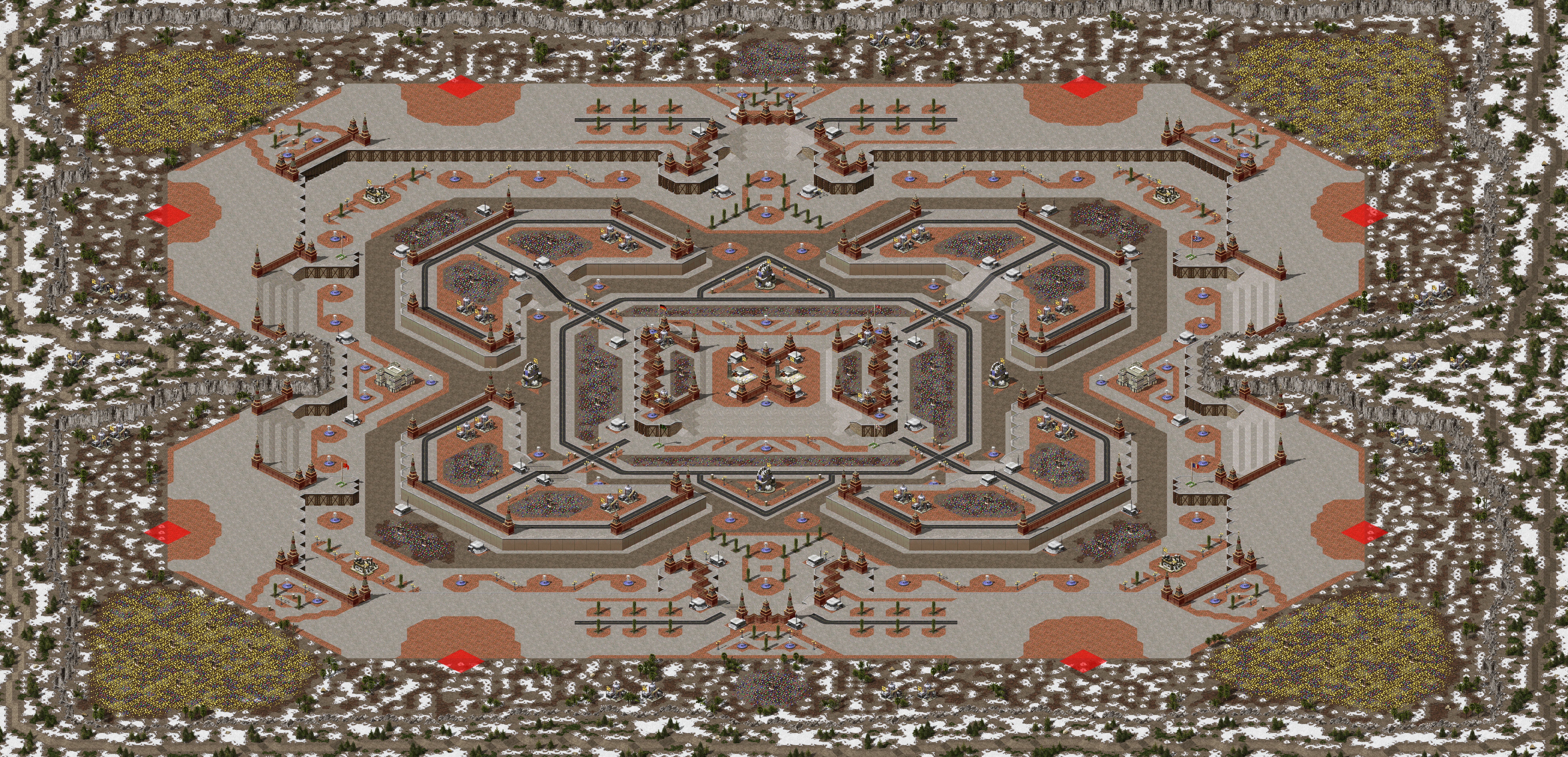 Rendered map: Central Quad