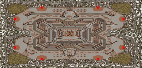Rendered preview of Central Quad