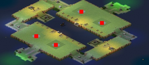 Rendered preview of 2v2 Ruins Island