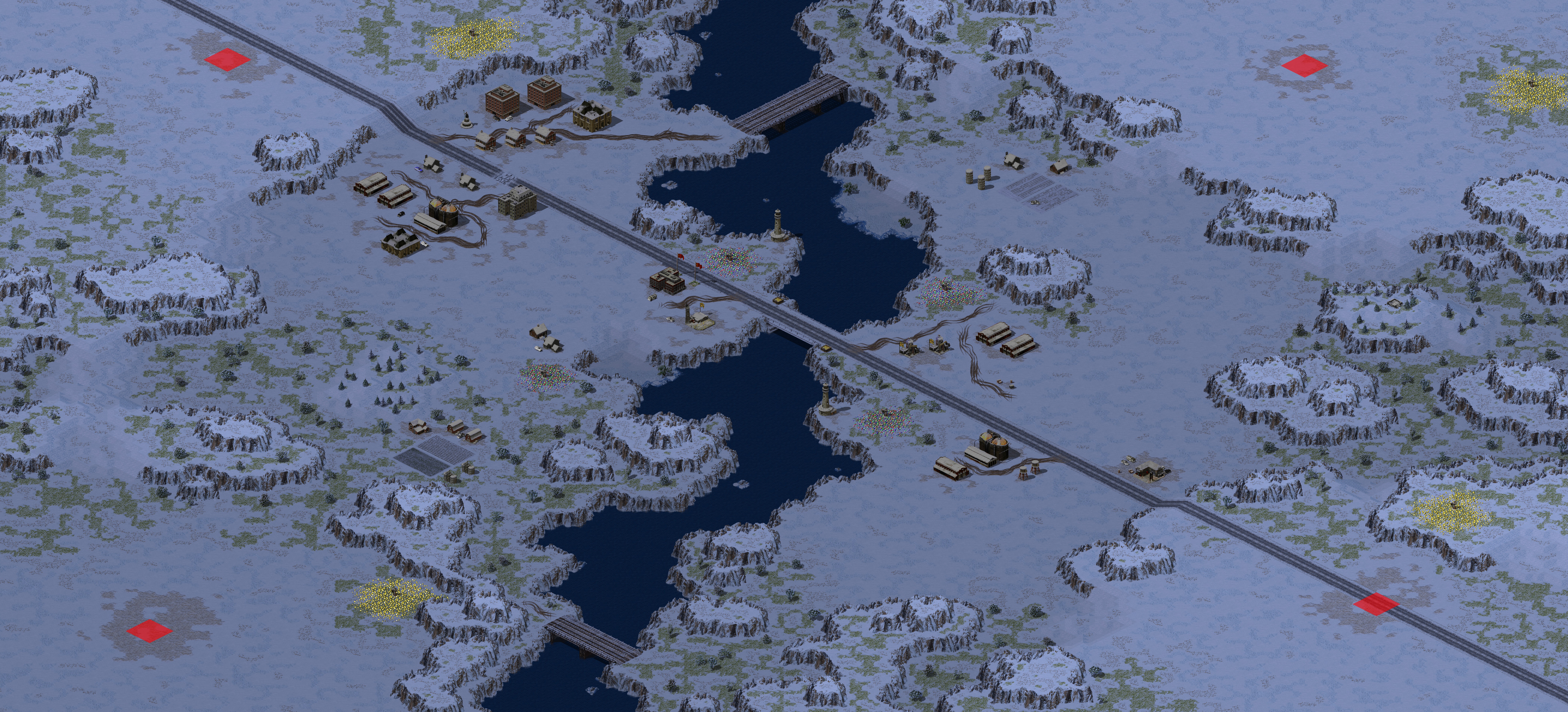 Rendered map: Snow Ridge Highway