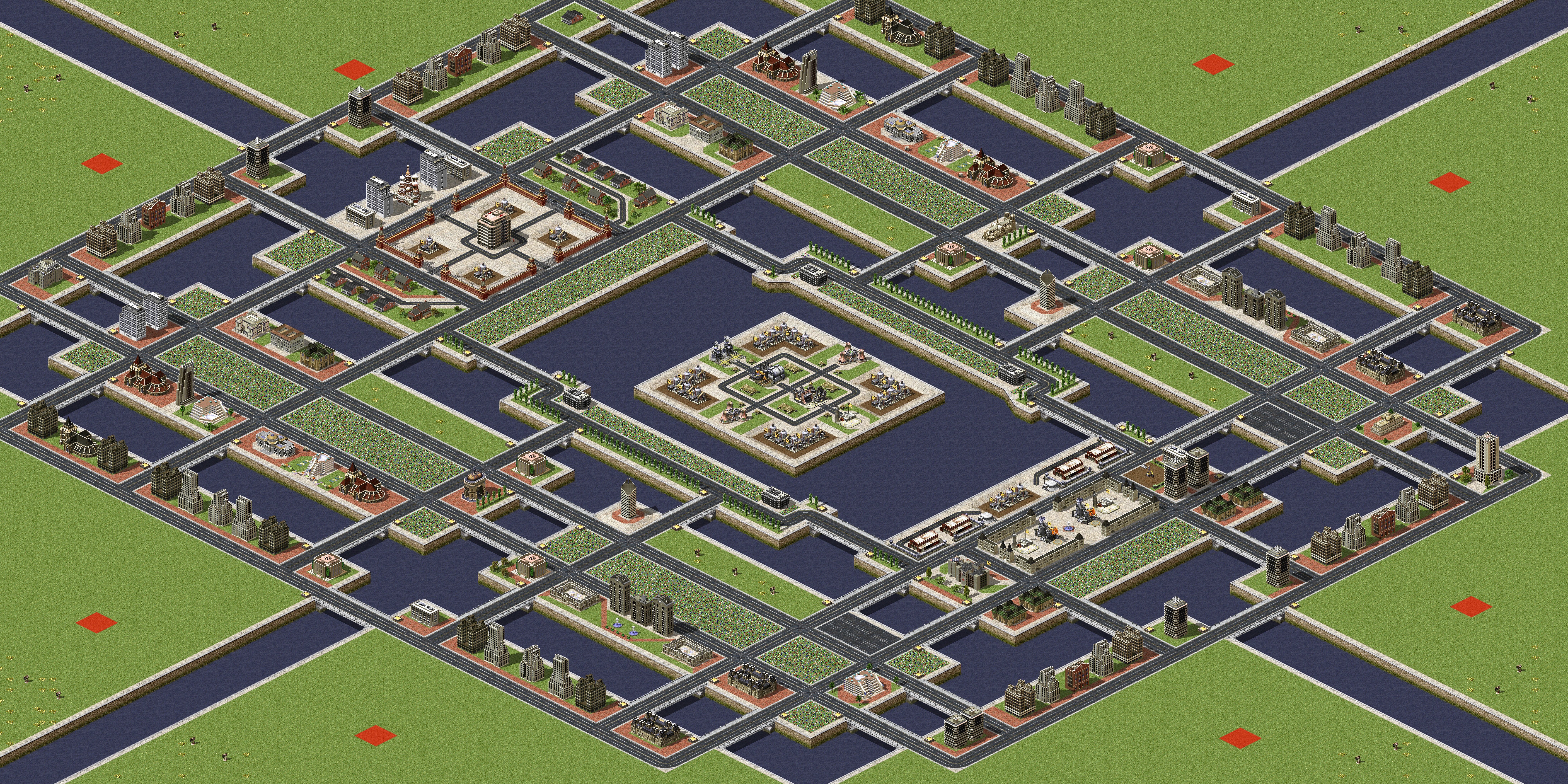 Rendered map: Urban Canal 3