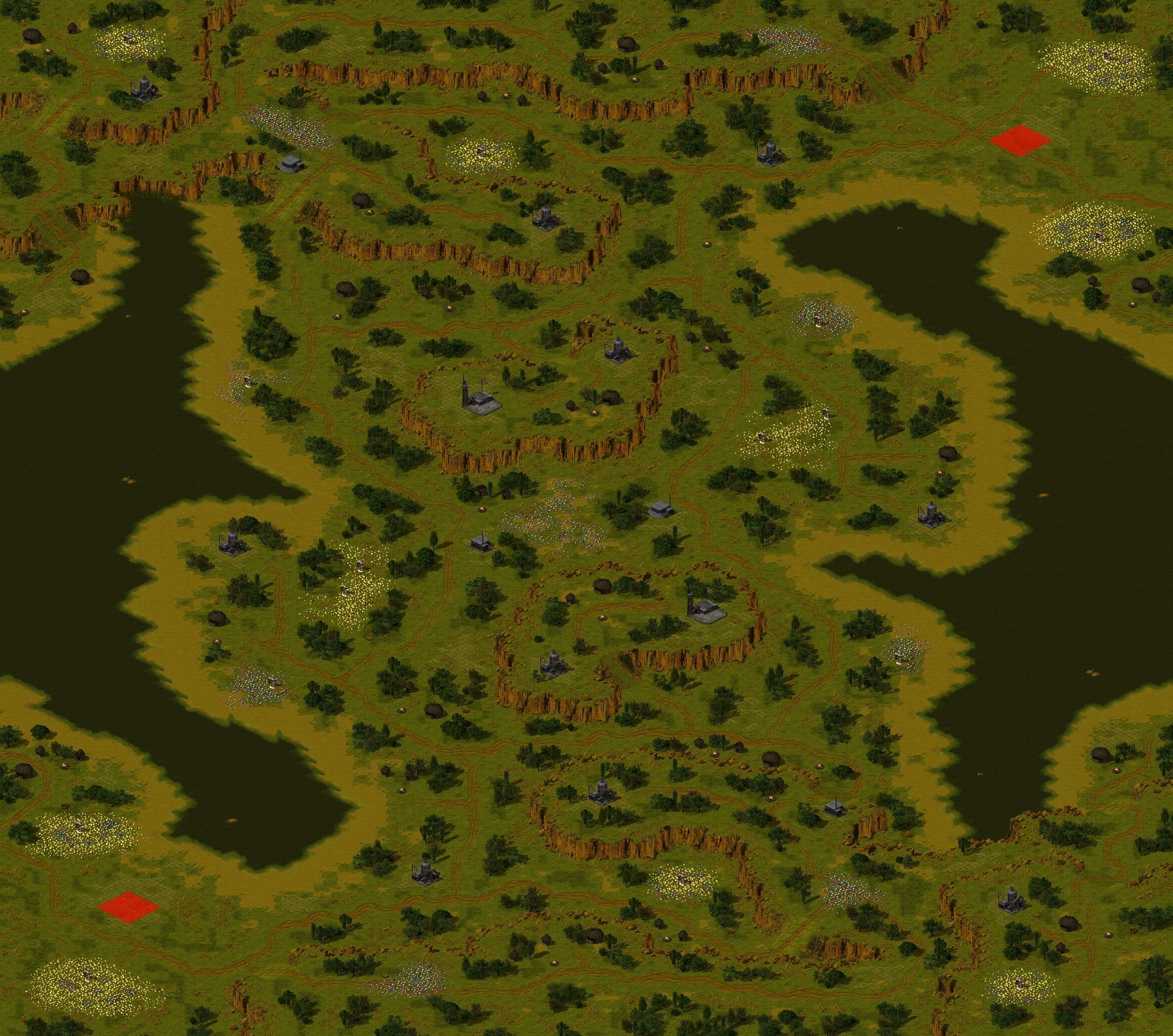 Rendered map: (2) Canals of Carnage