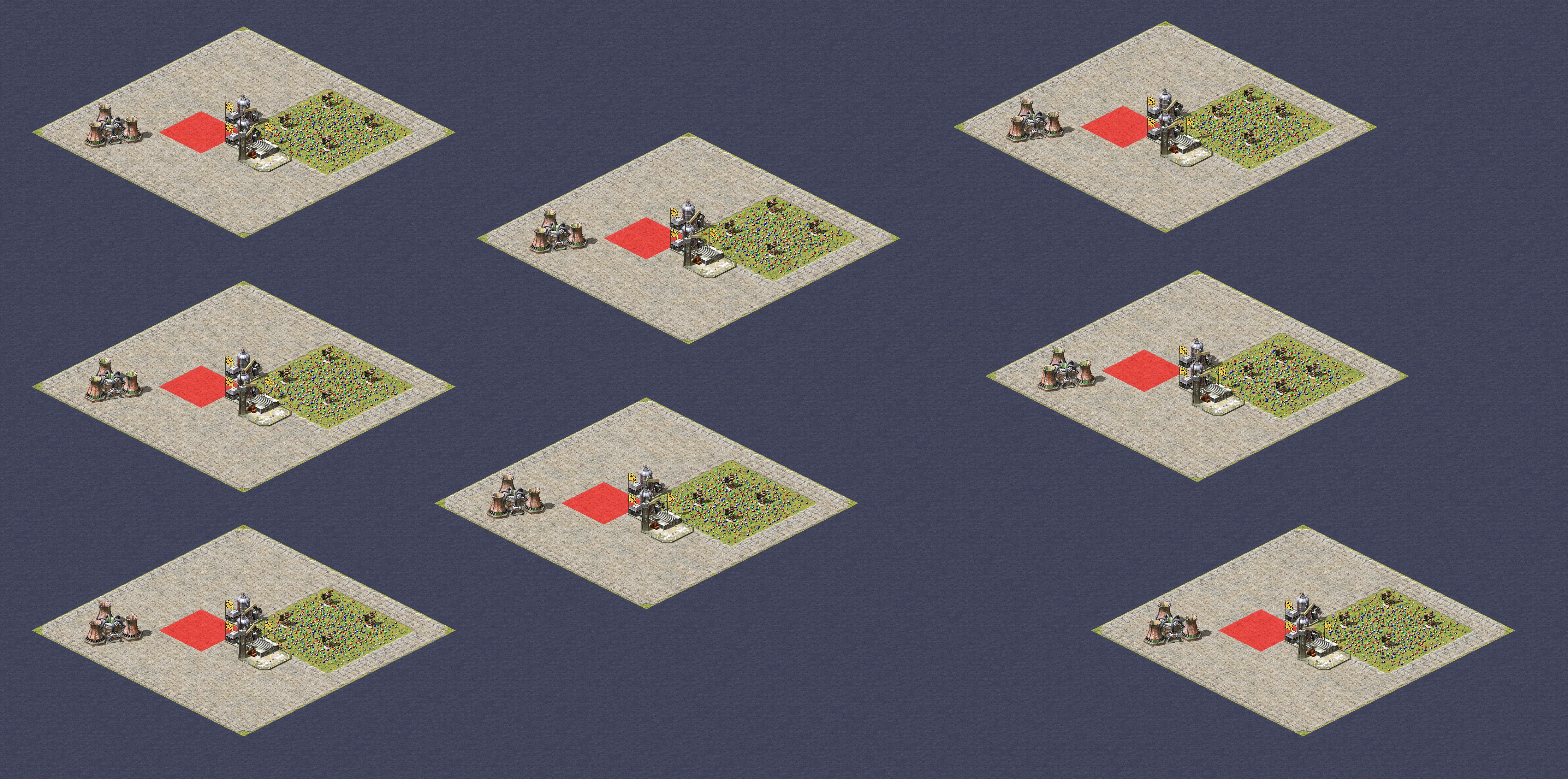 Rendered map: Airborne Feast Naval Battle Patch of Land