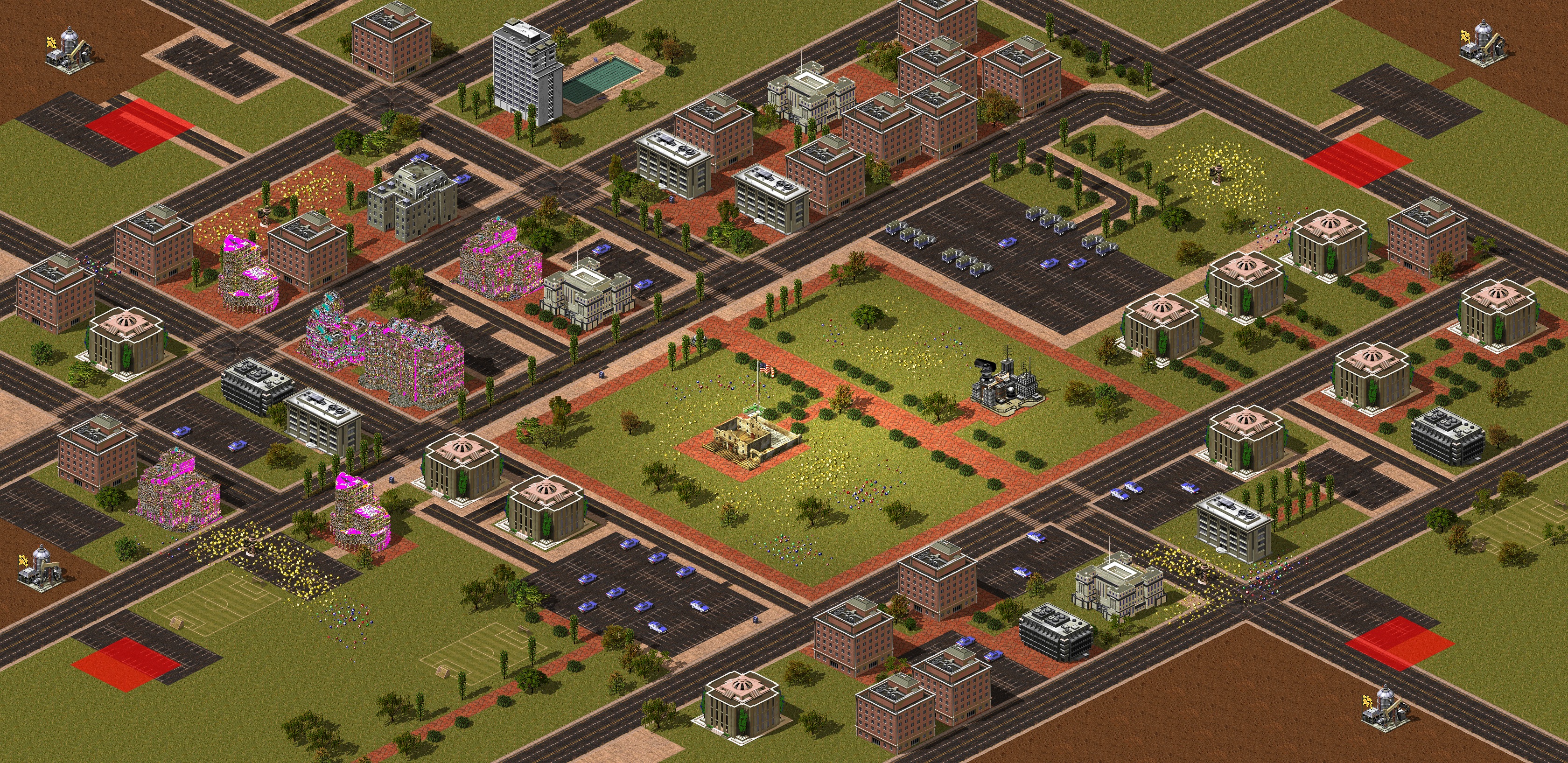 Rendered map: City Park Grid