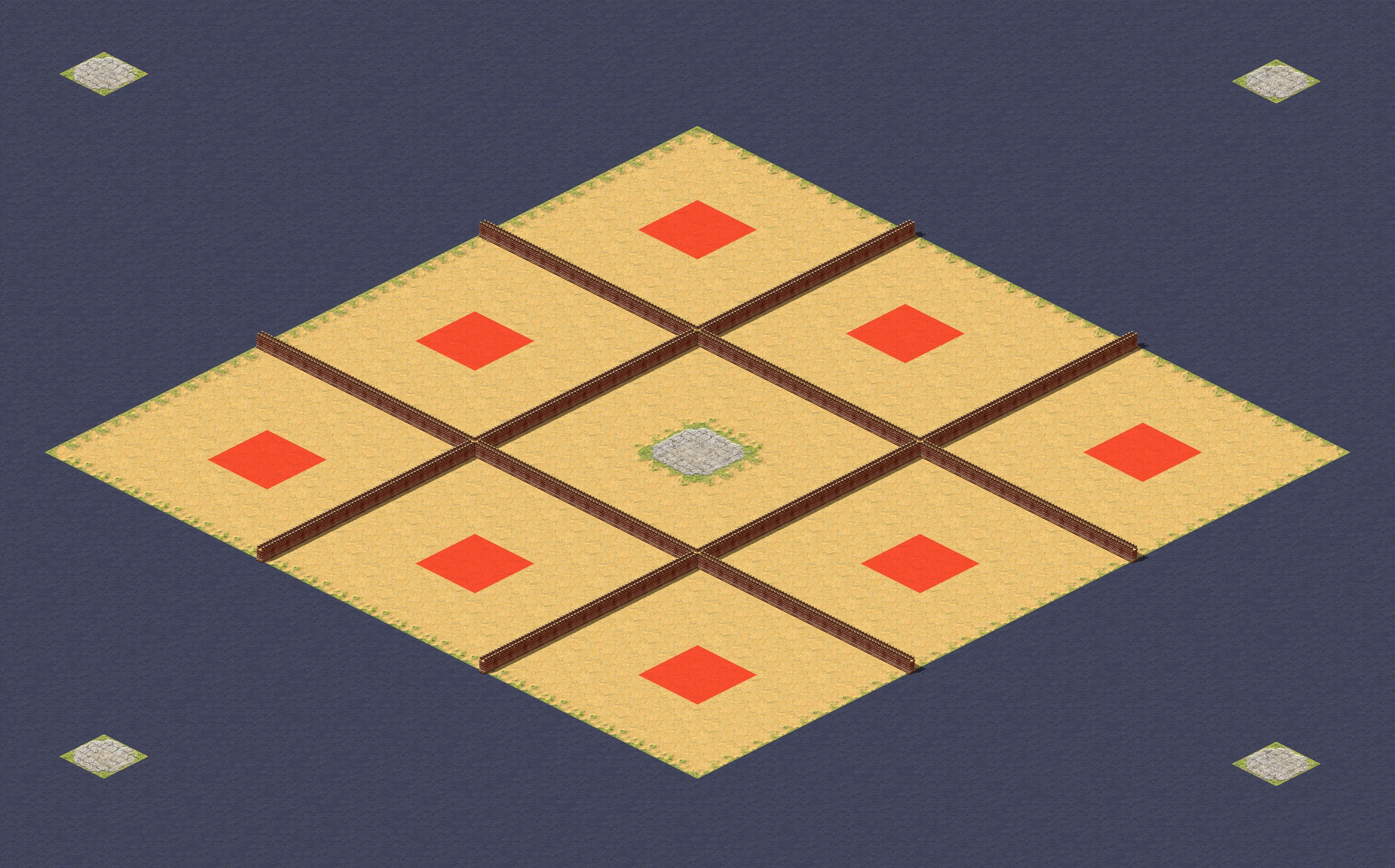 Rendered map: Tank Patch of Land (Flag)