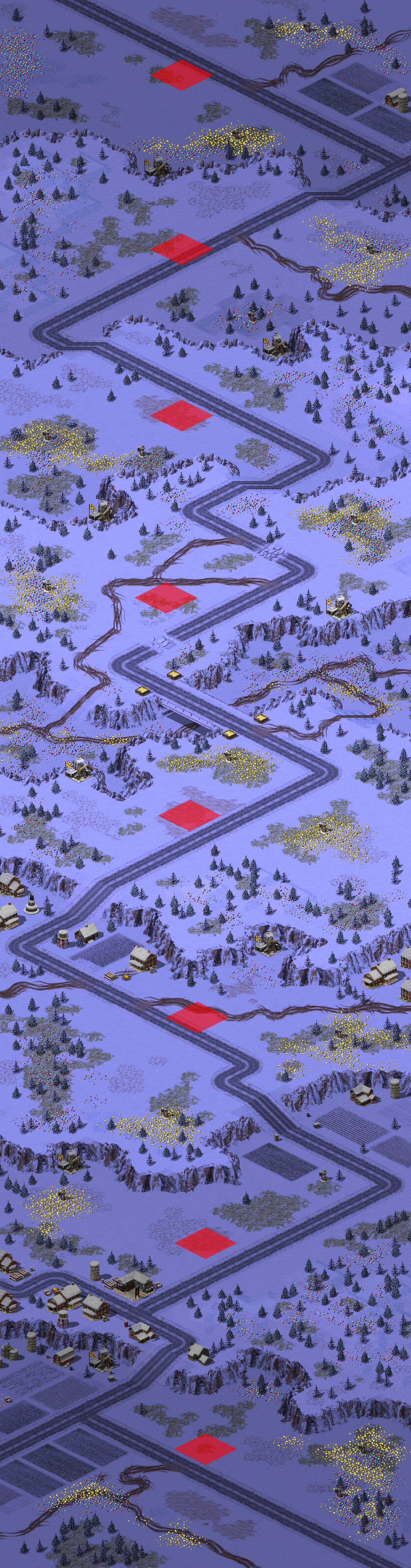 Rendered map: Mountain Ridge