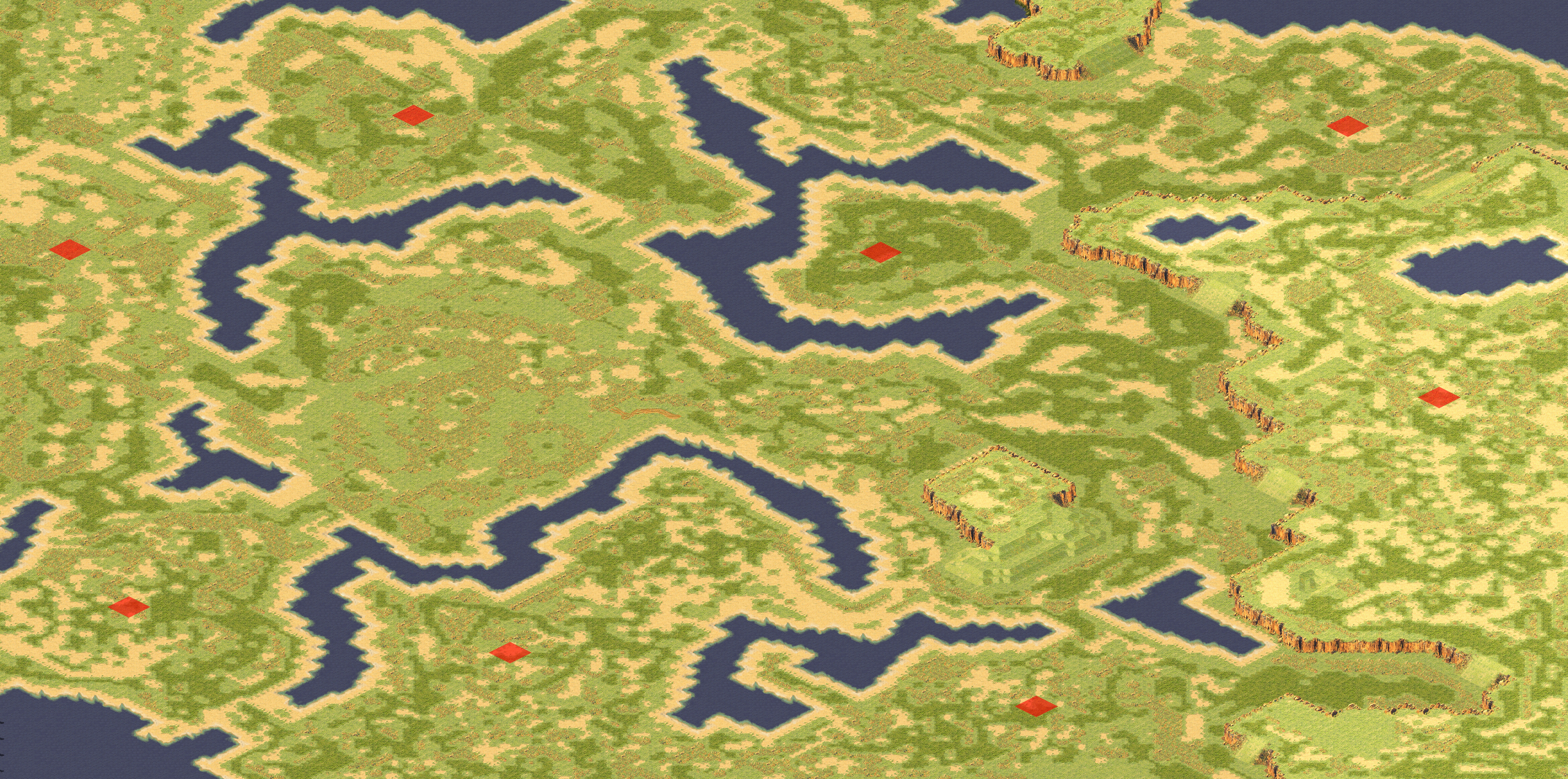 Rendered map: Tank War 3