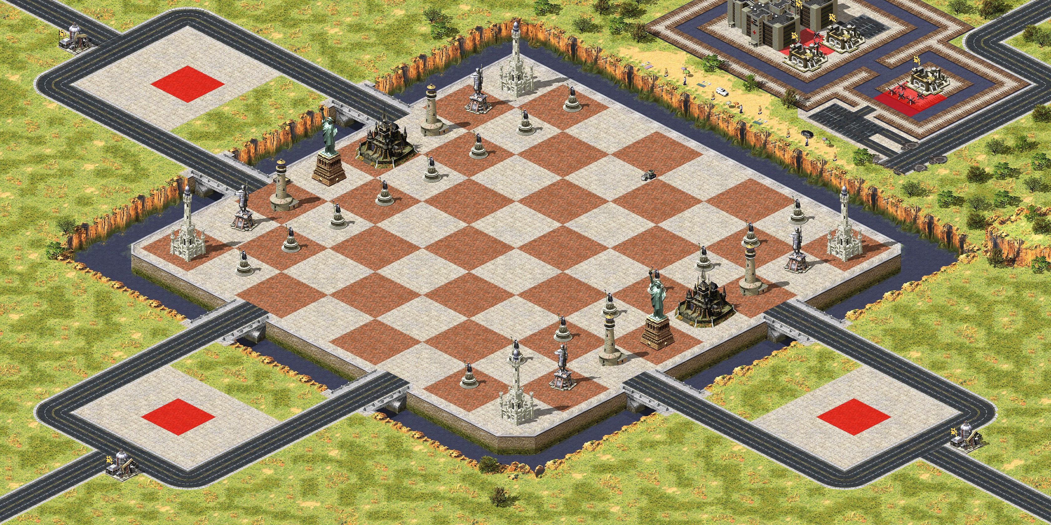 Rendered map: Checkmate