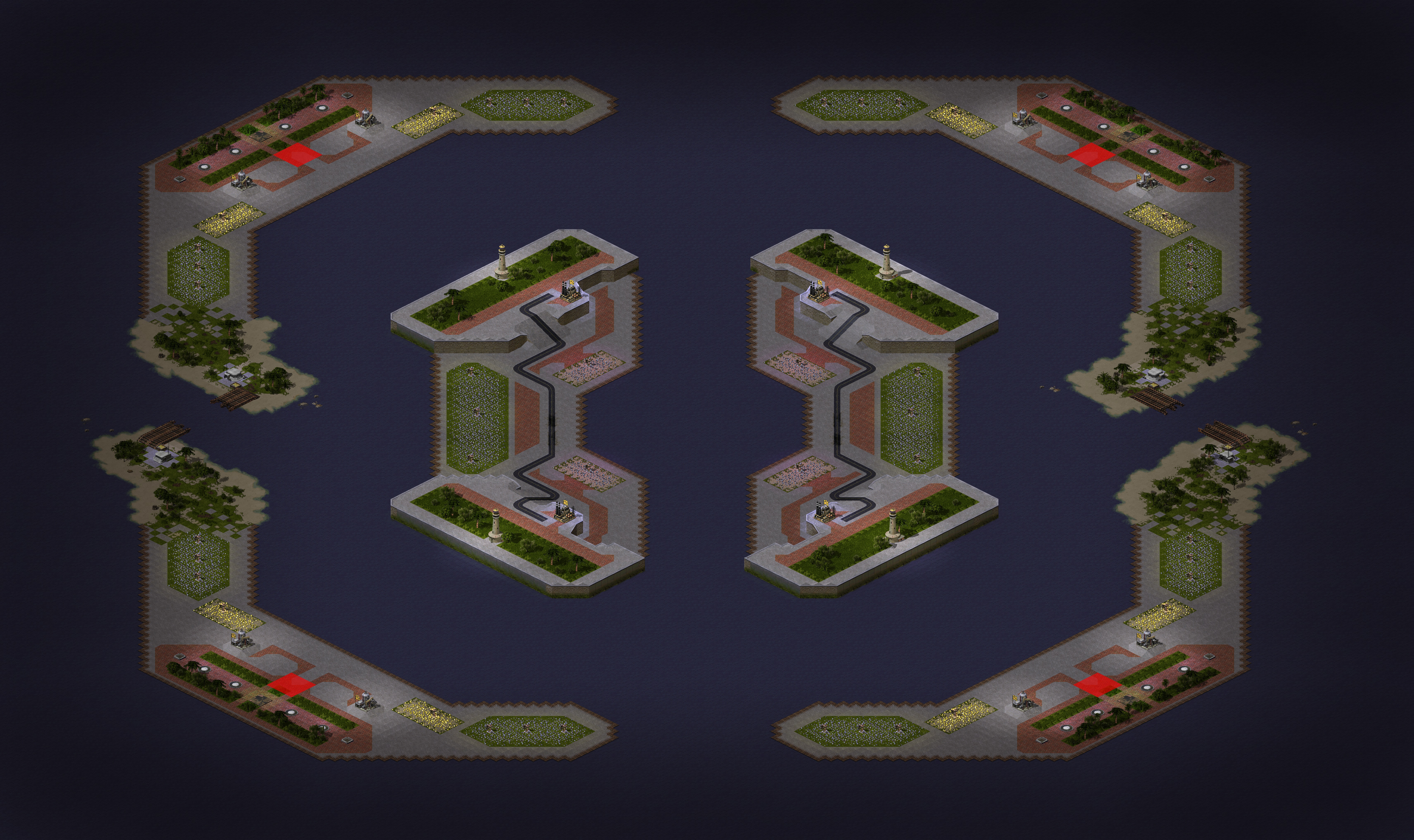 Rendered map: [4] Risa 3.0 (precaptured Tech)
