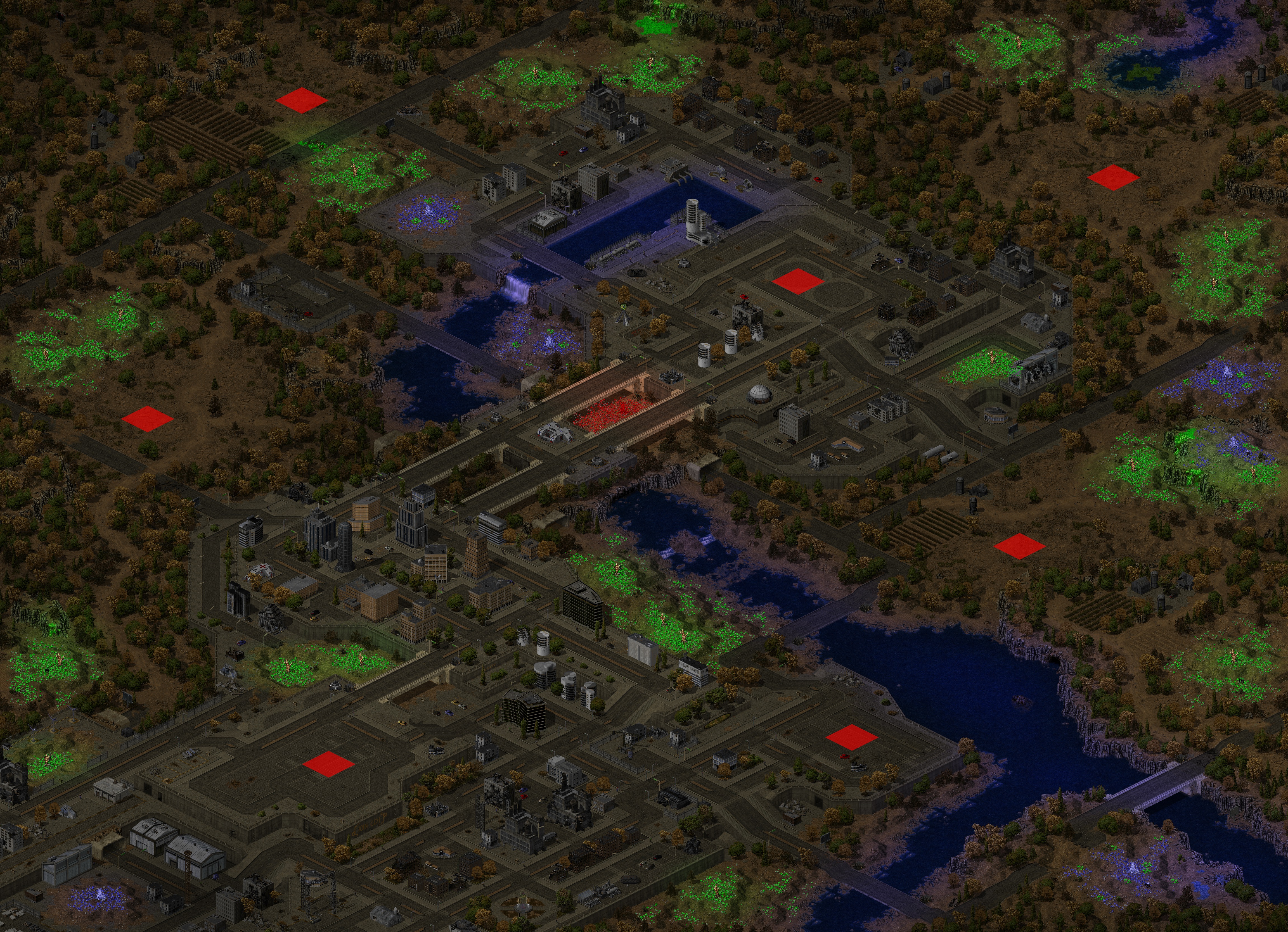 Rendered map: [7] Omicron City