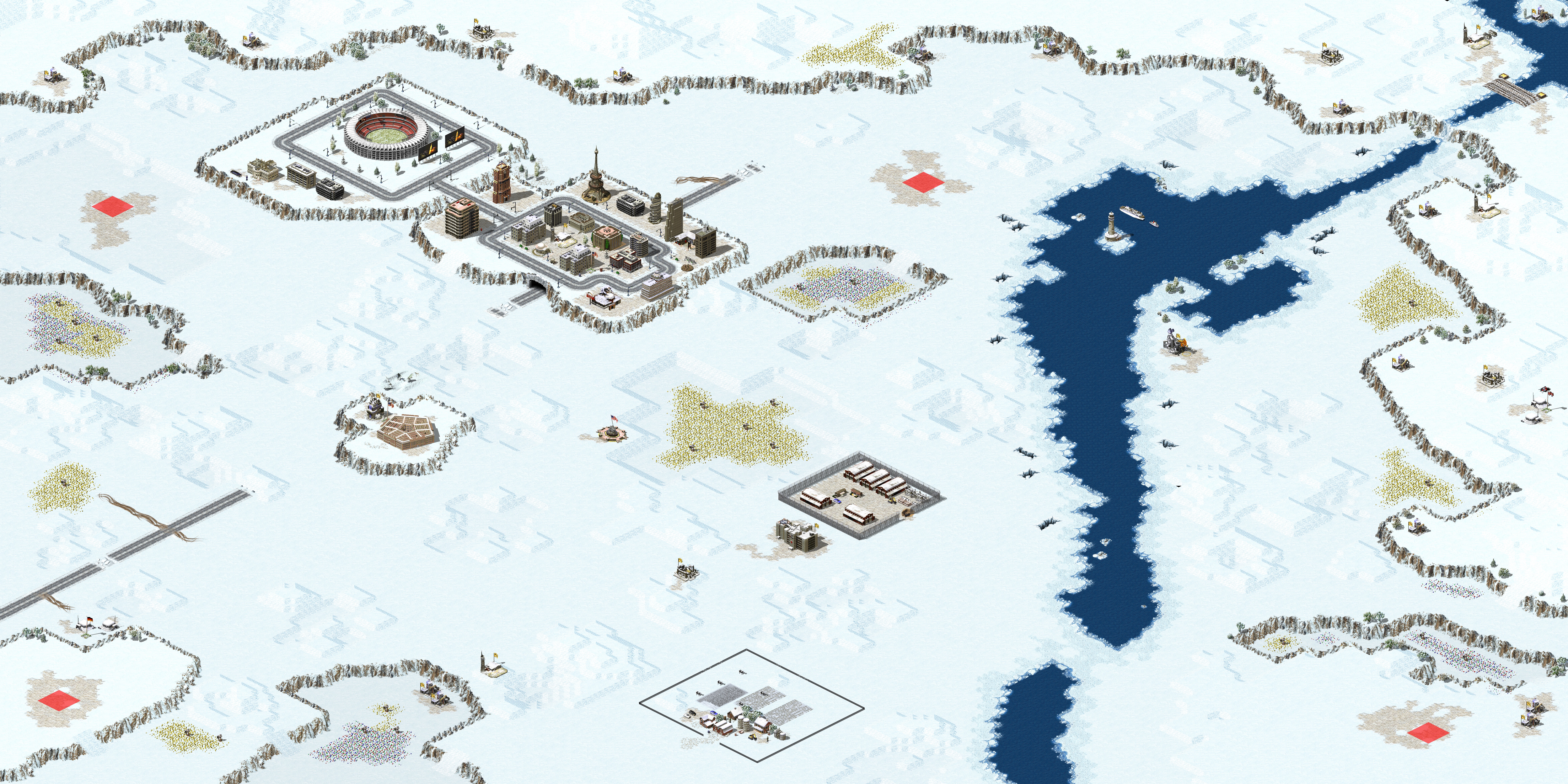 Rendered map: Icy Past