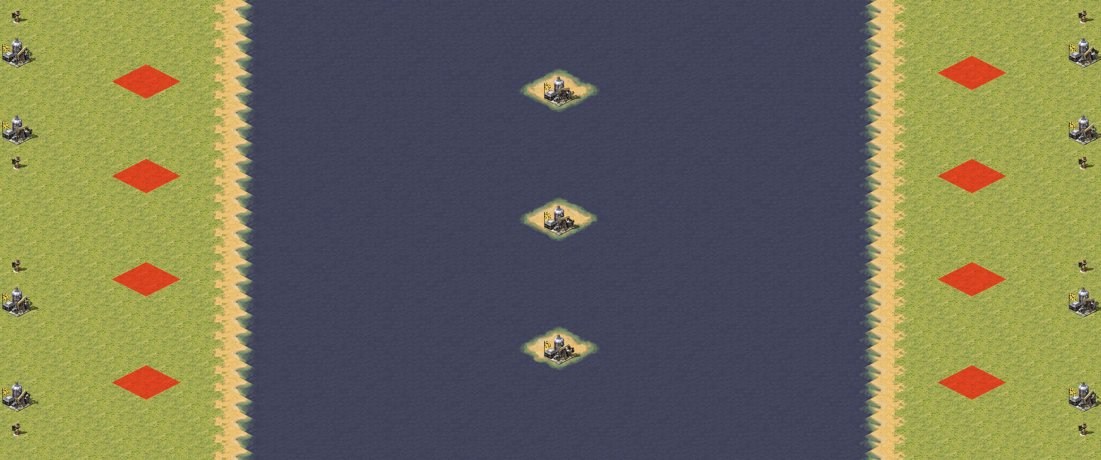 Rendered map: Simple Naval Battle 4v4