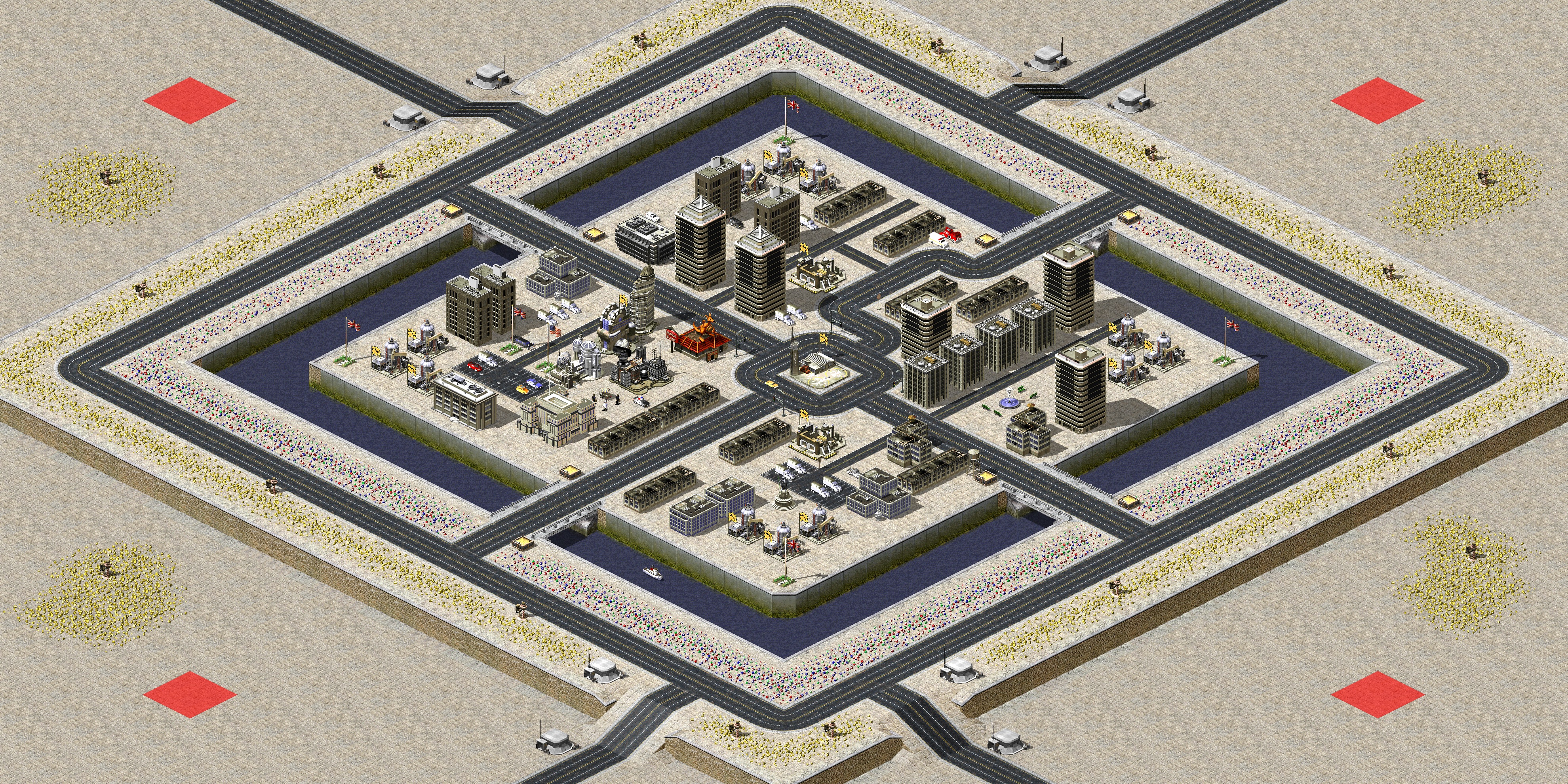 Rendered map: Rush to the middle (by Thrawn 28)