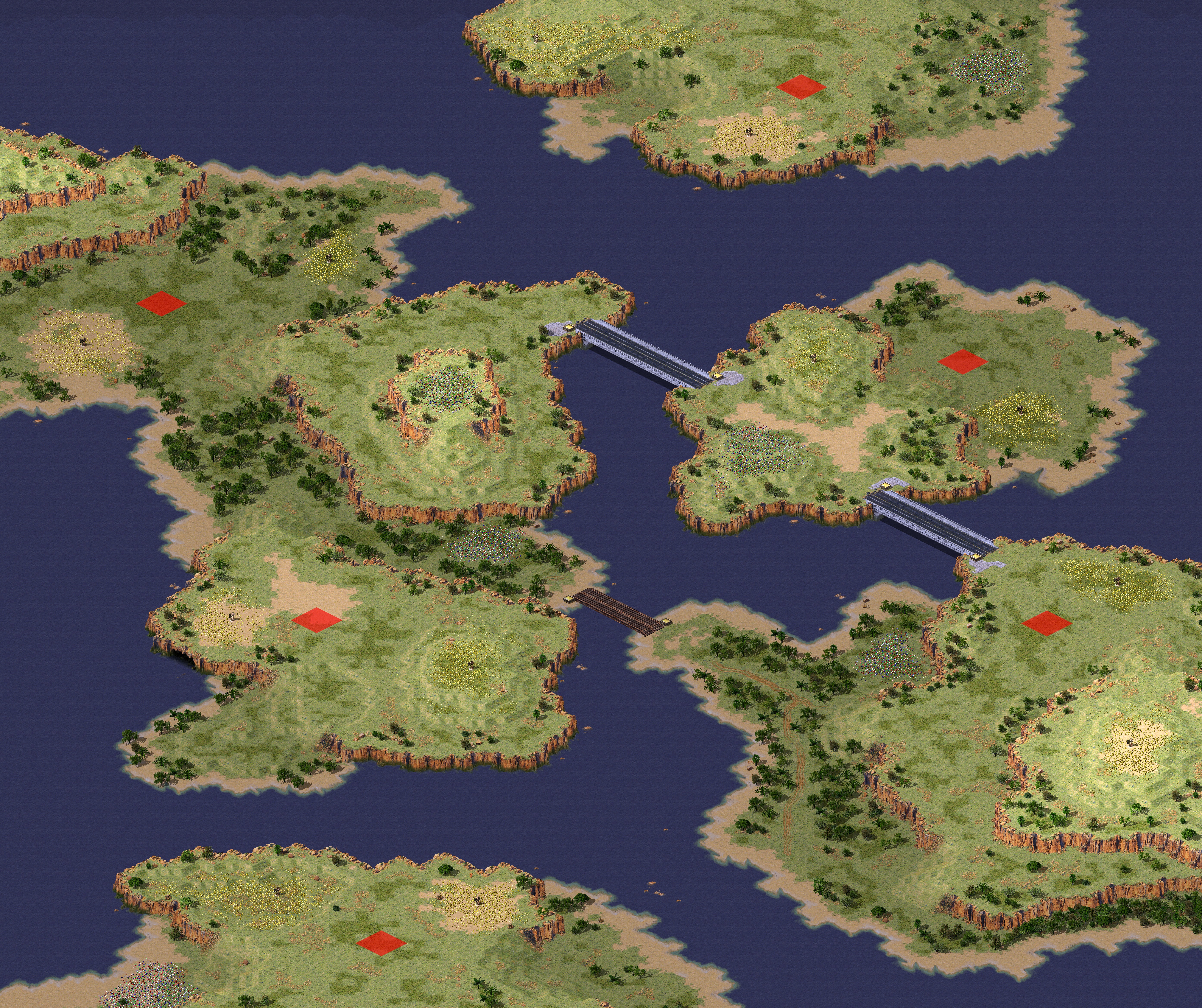 Rendered map: Hammer & Sickle