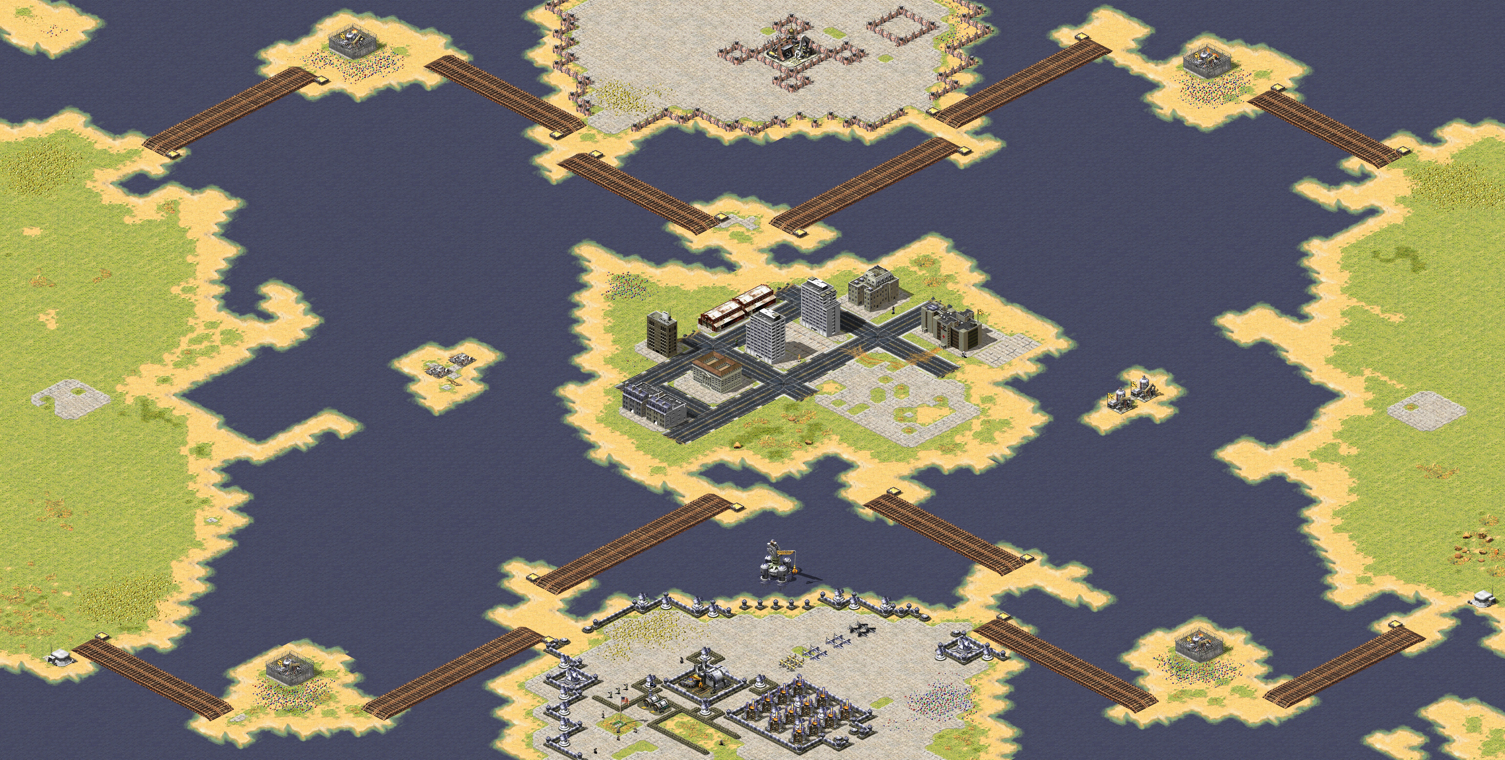 Rendered map: Bridge Wars 2