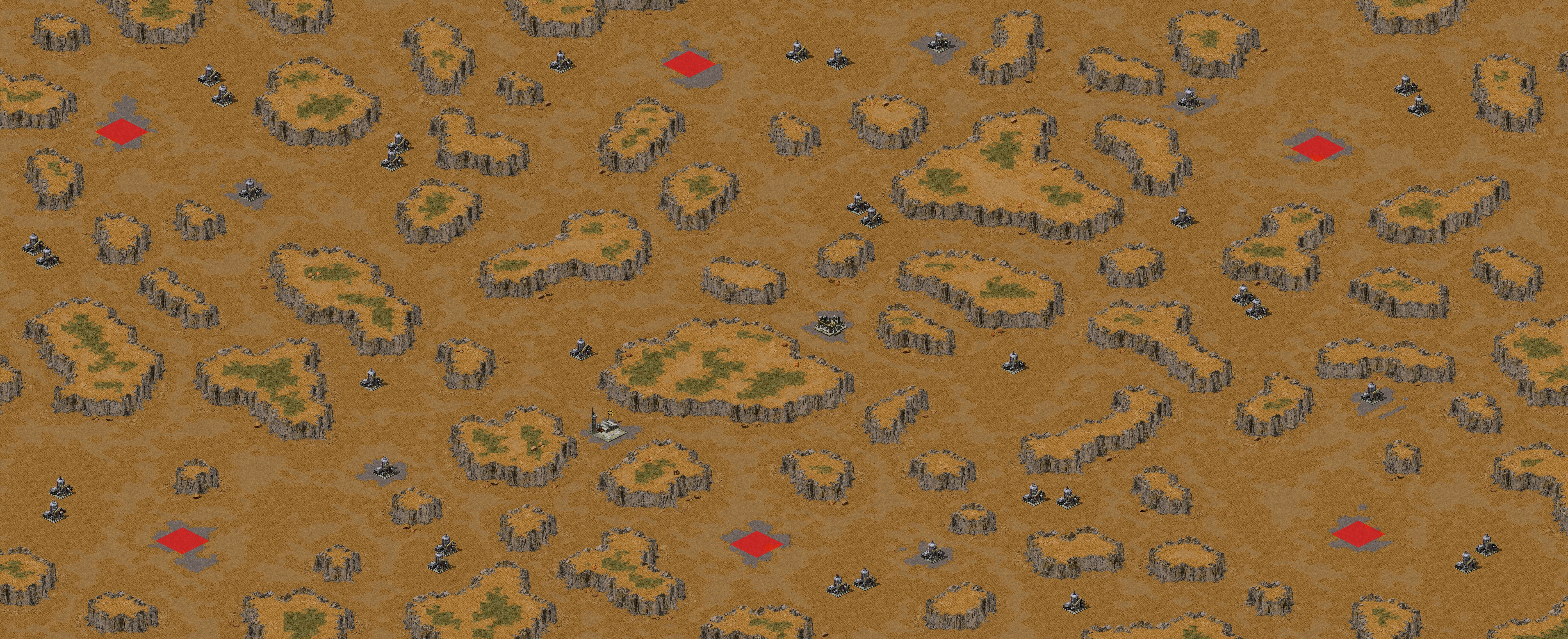 Rendered map: Monument Valley