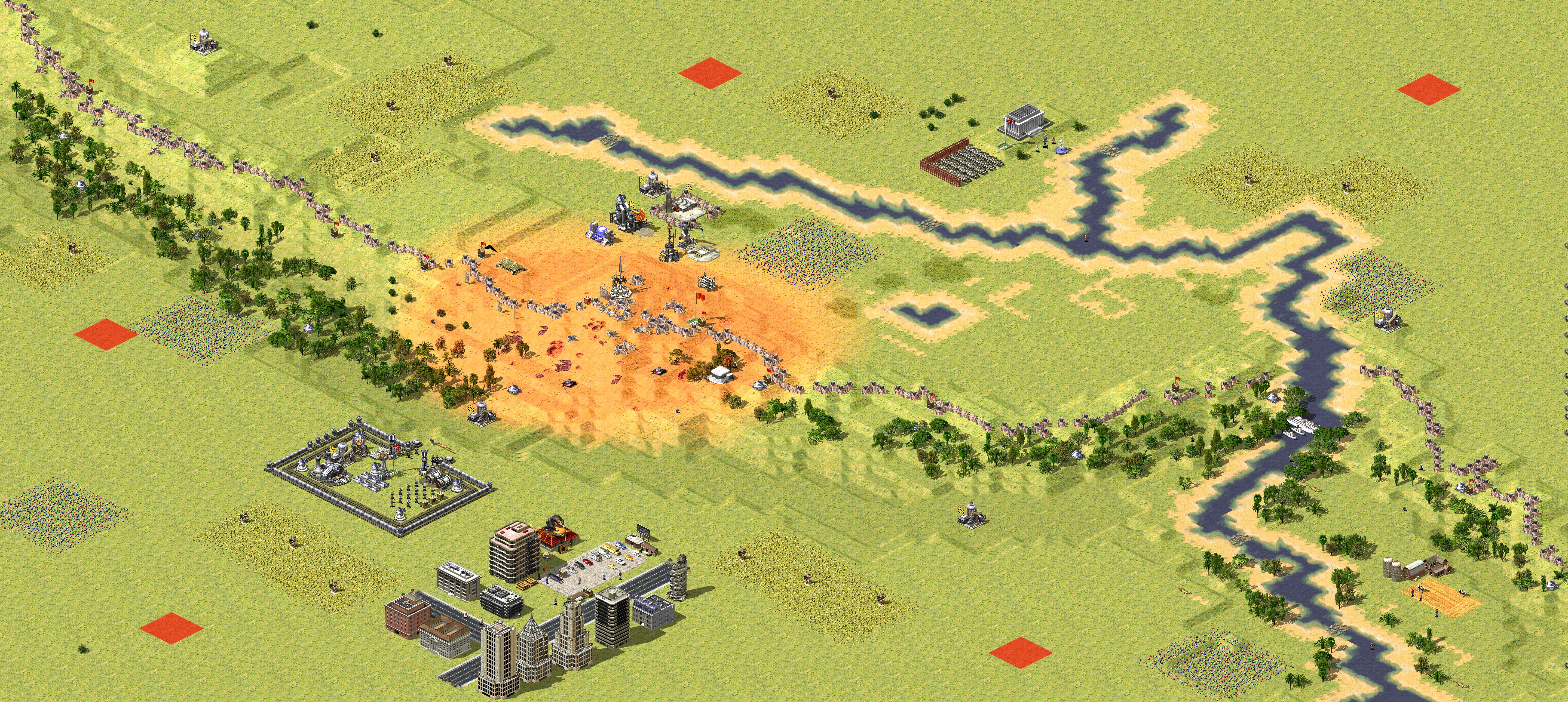 Rendered map: River Mountain 2v3