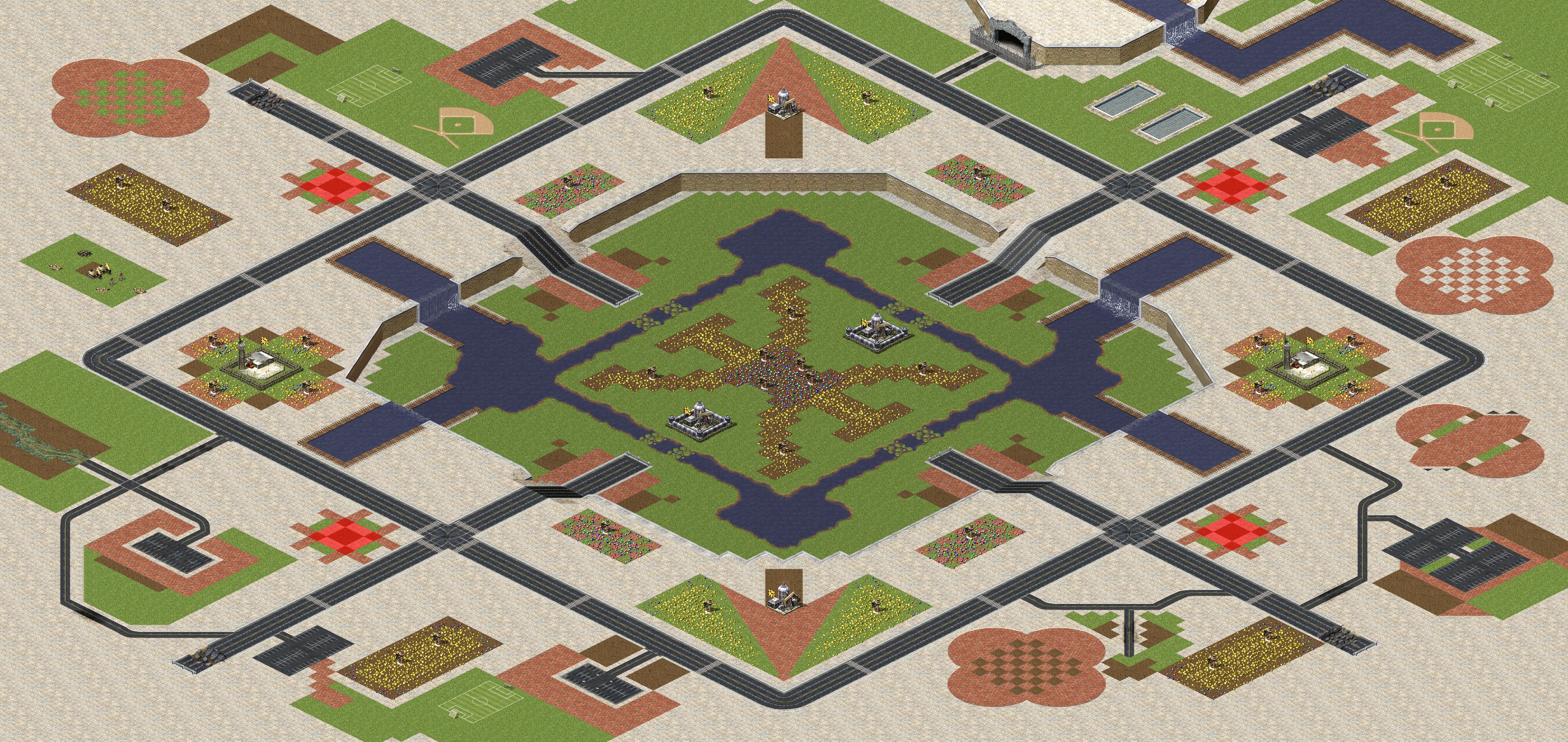 Rendered map: Rising Lands