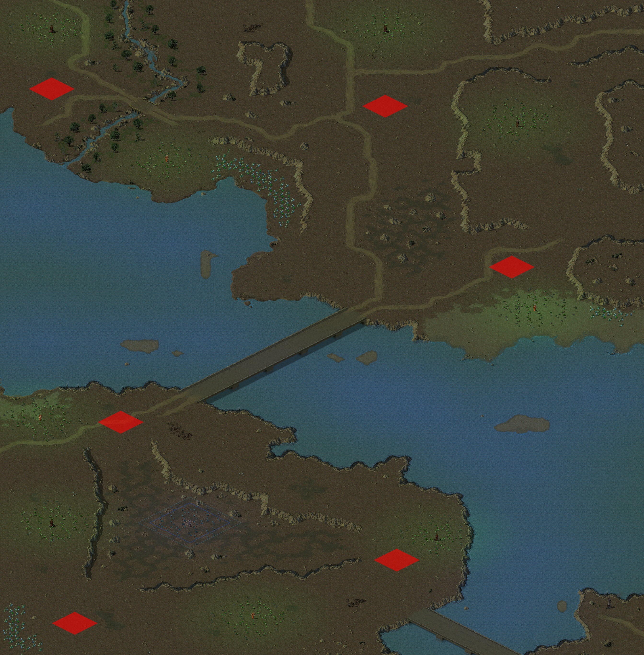 Rendered map: Divided Composition