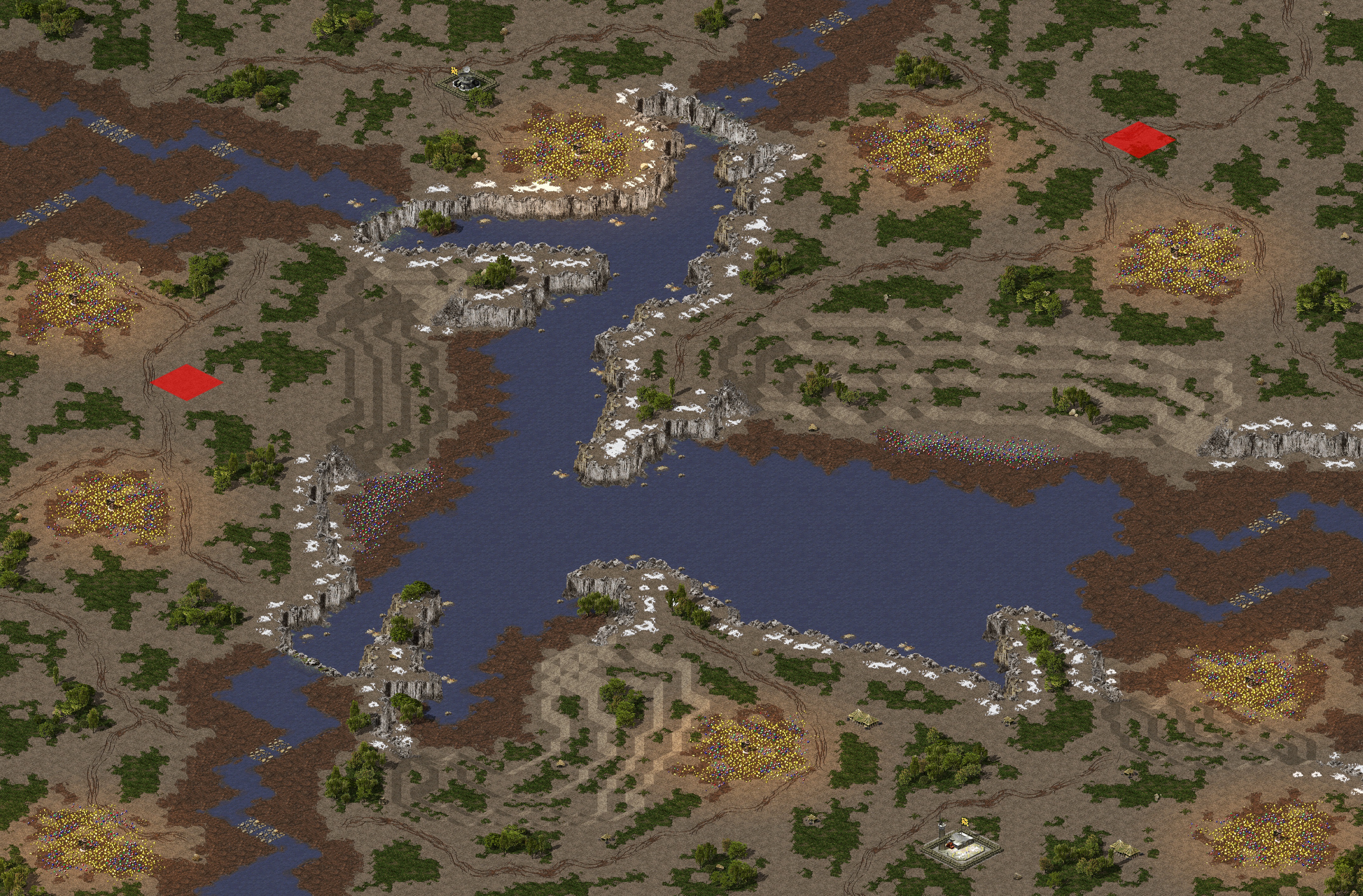 Rendered map: Isabella Lake (2)