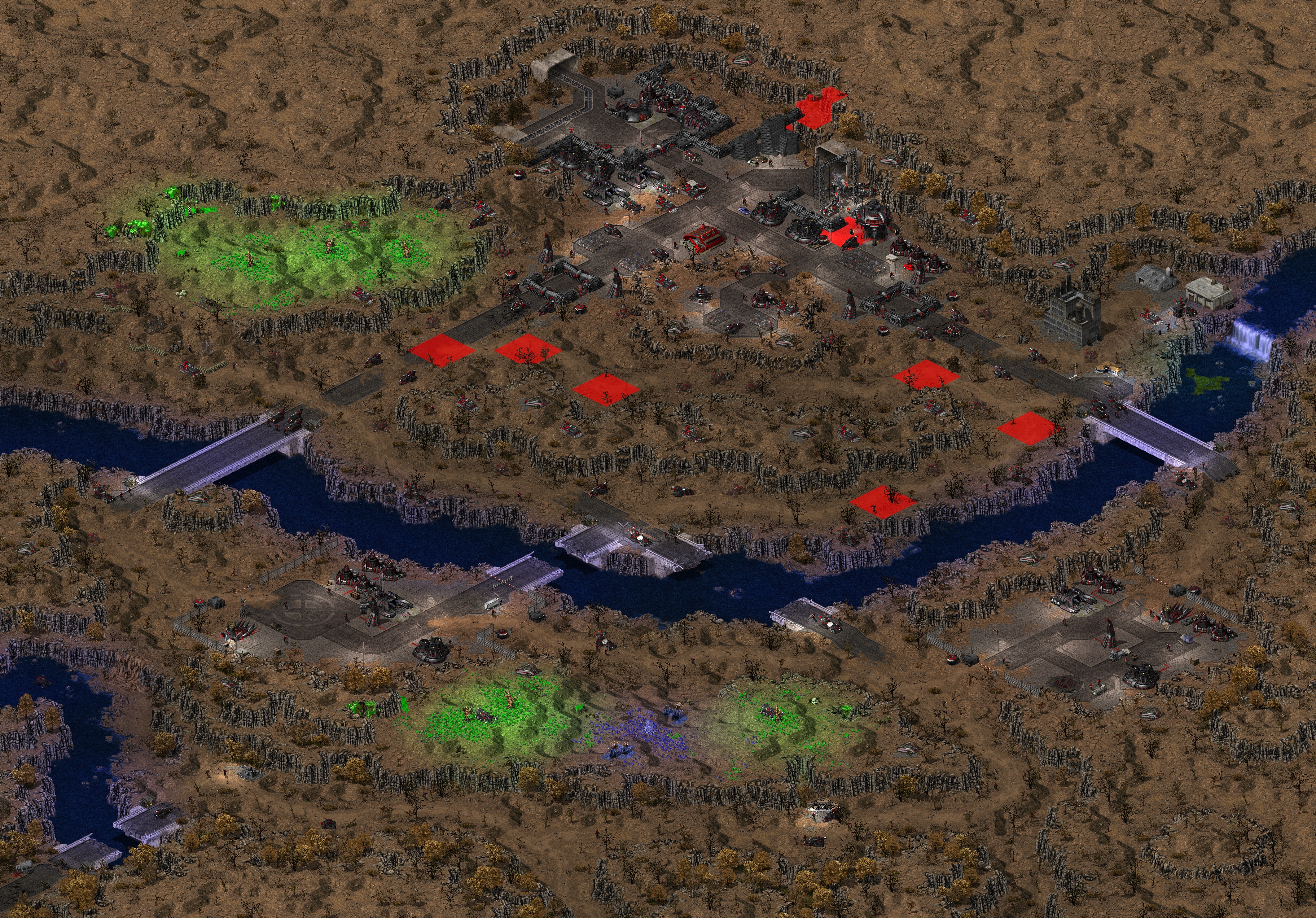Rendered map: GDI Mission 13: Rage