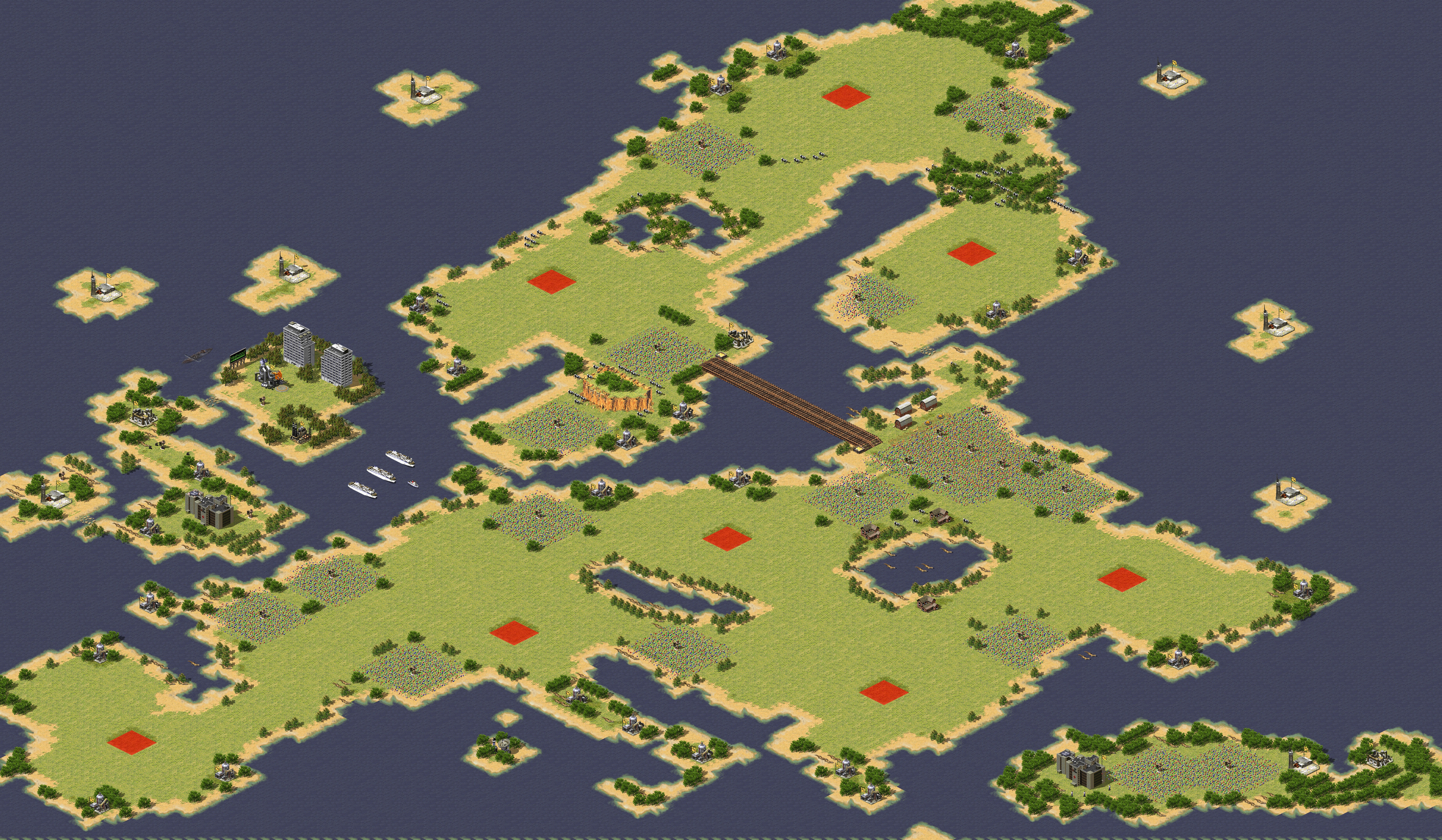 Rendered map: Flamingo Island Journey