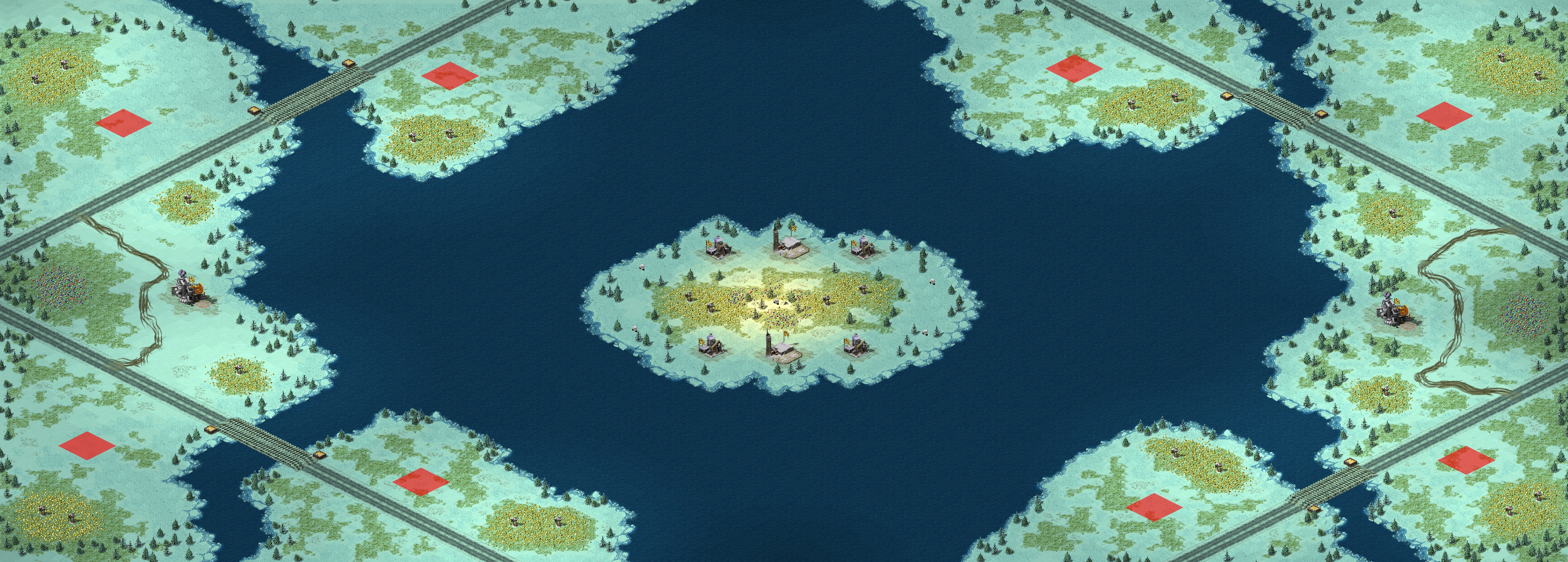 Rendered map: Arctic Lake