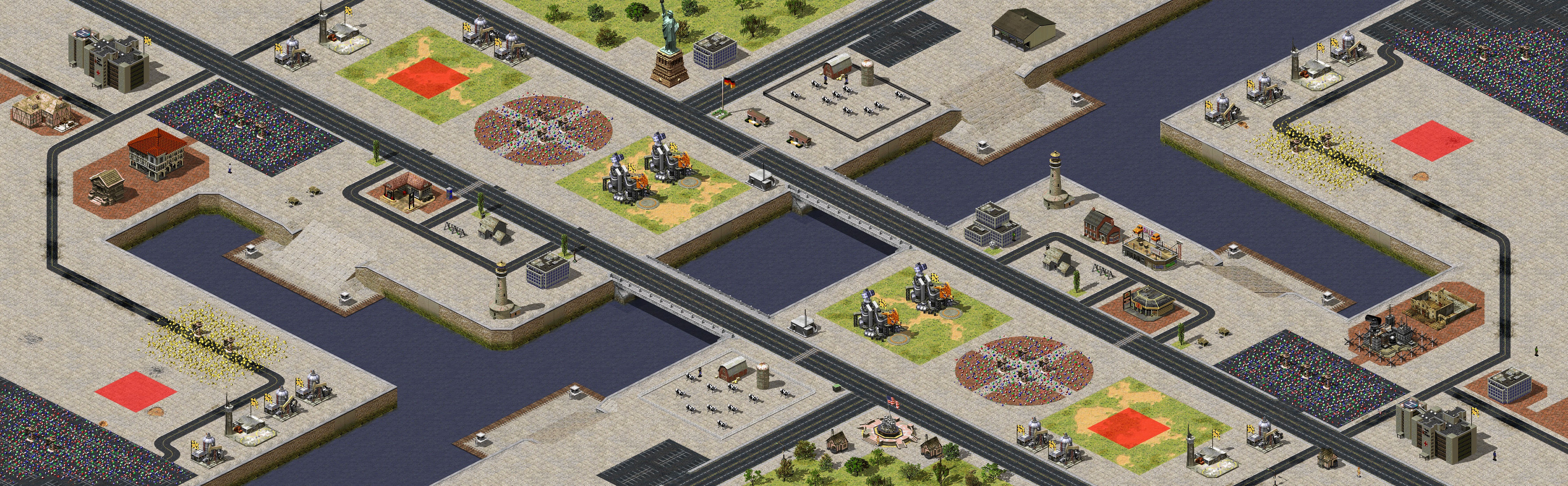 Rendered map: War Arena 2v2
