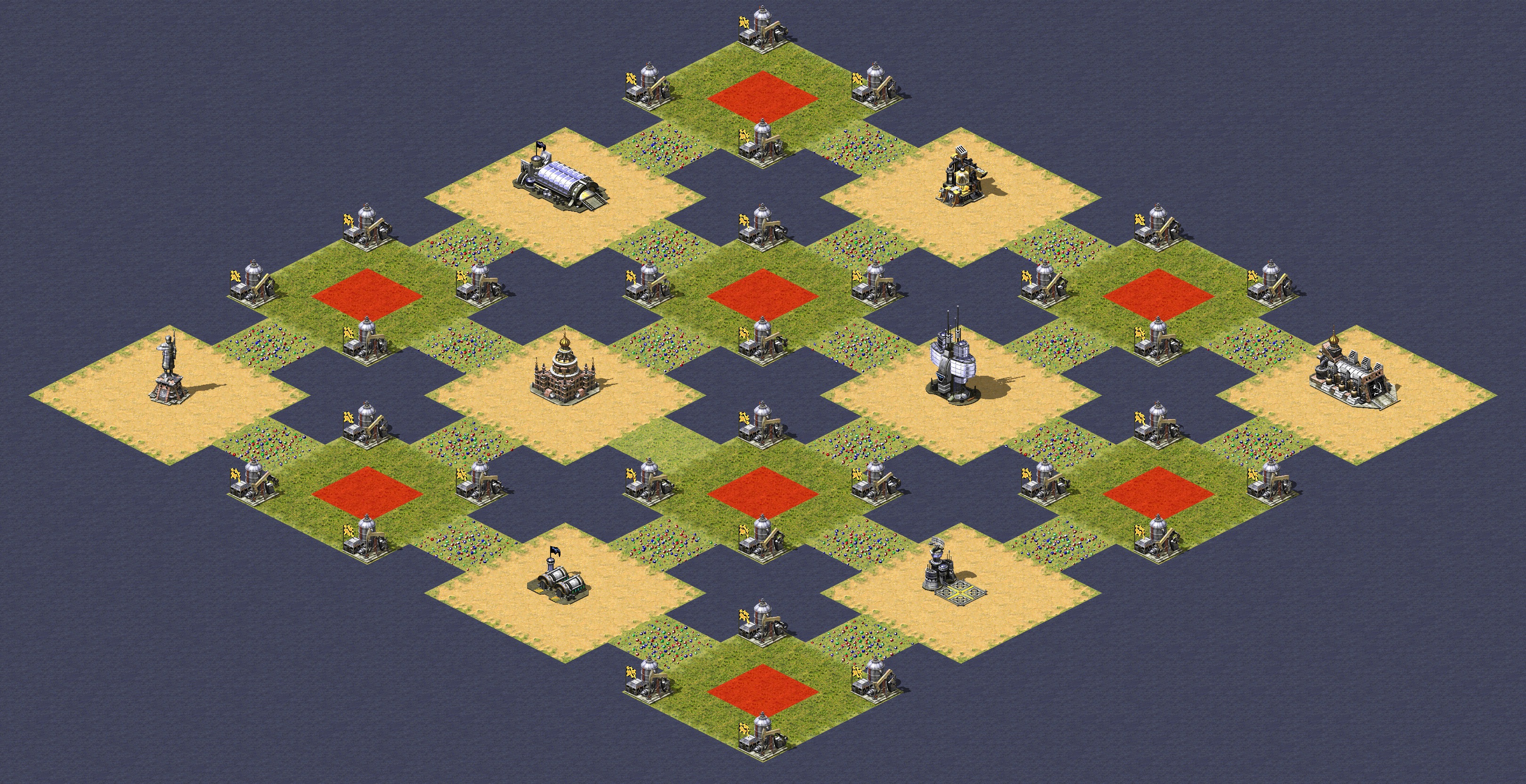 Rendered map: Snake Patch