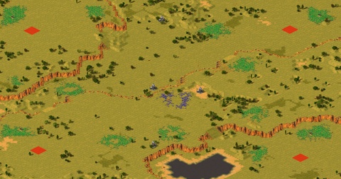 Rendered preview of [RA2] Soviet Campaign: African Warlords - Map 4