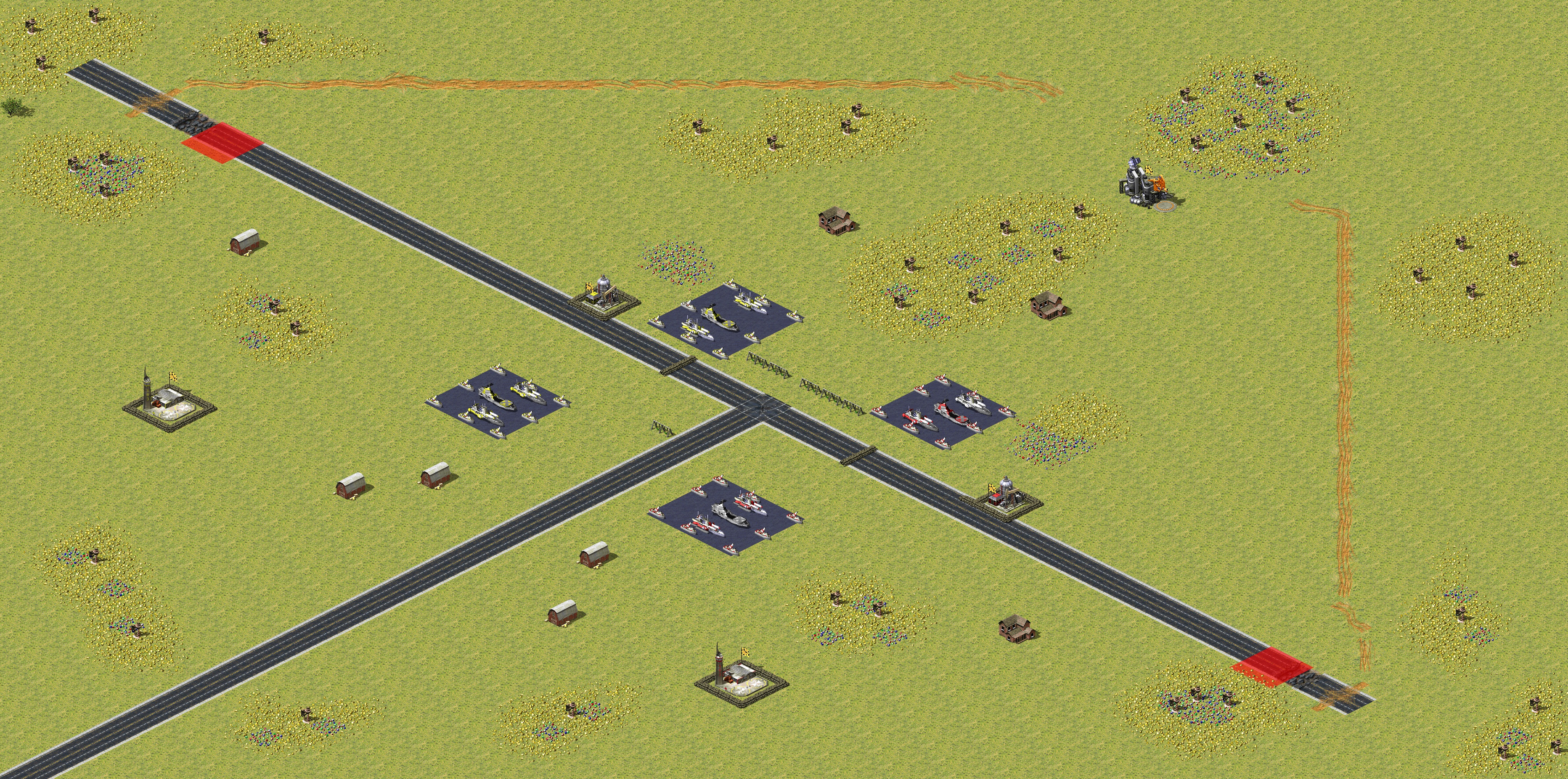 Rendered map: Tank Maneuvers Development PreCap