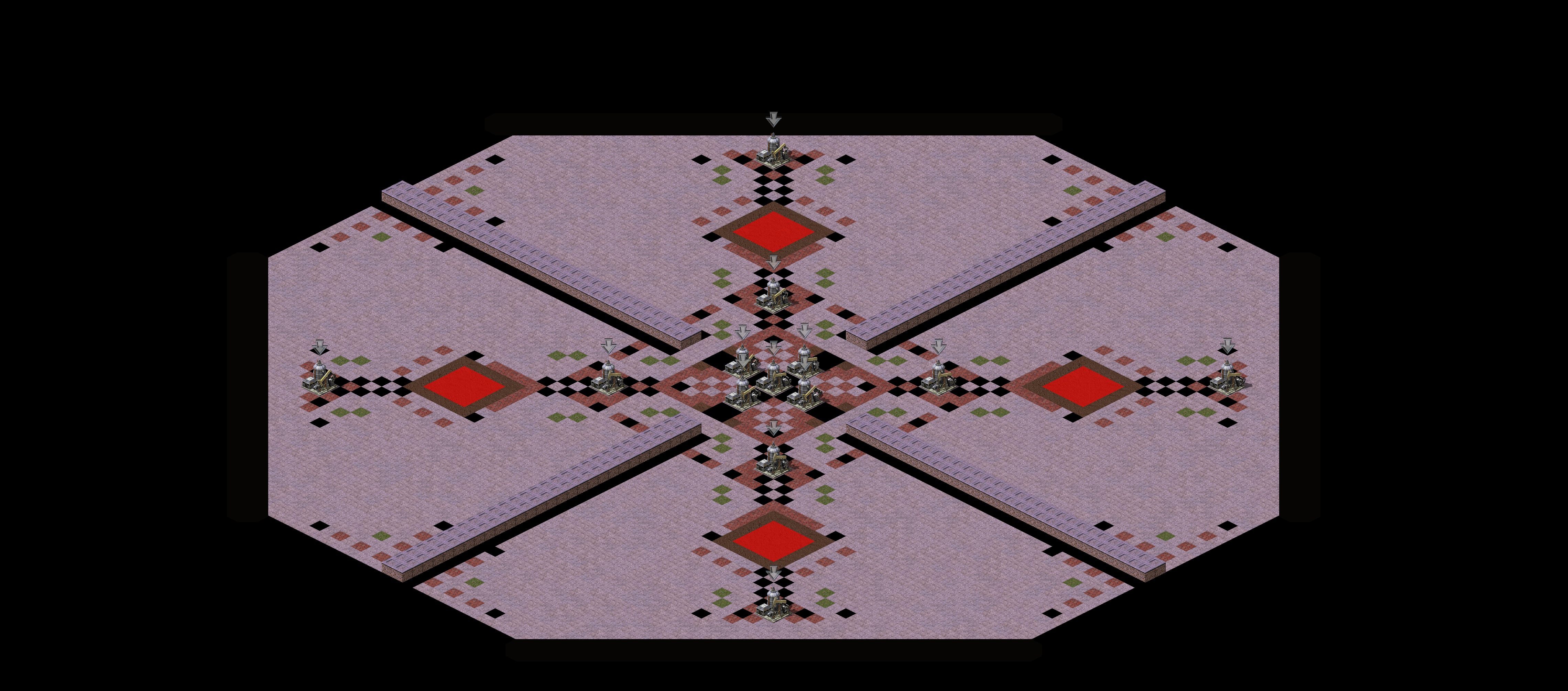 Rendered map: Oil in the Center