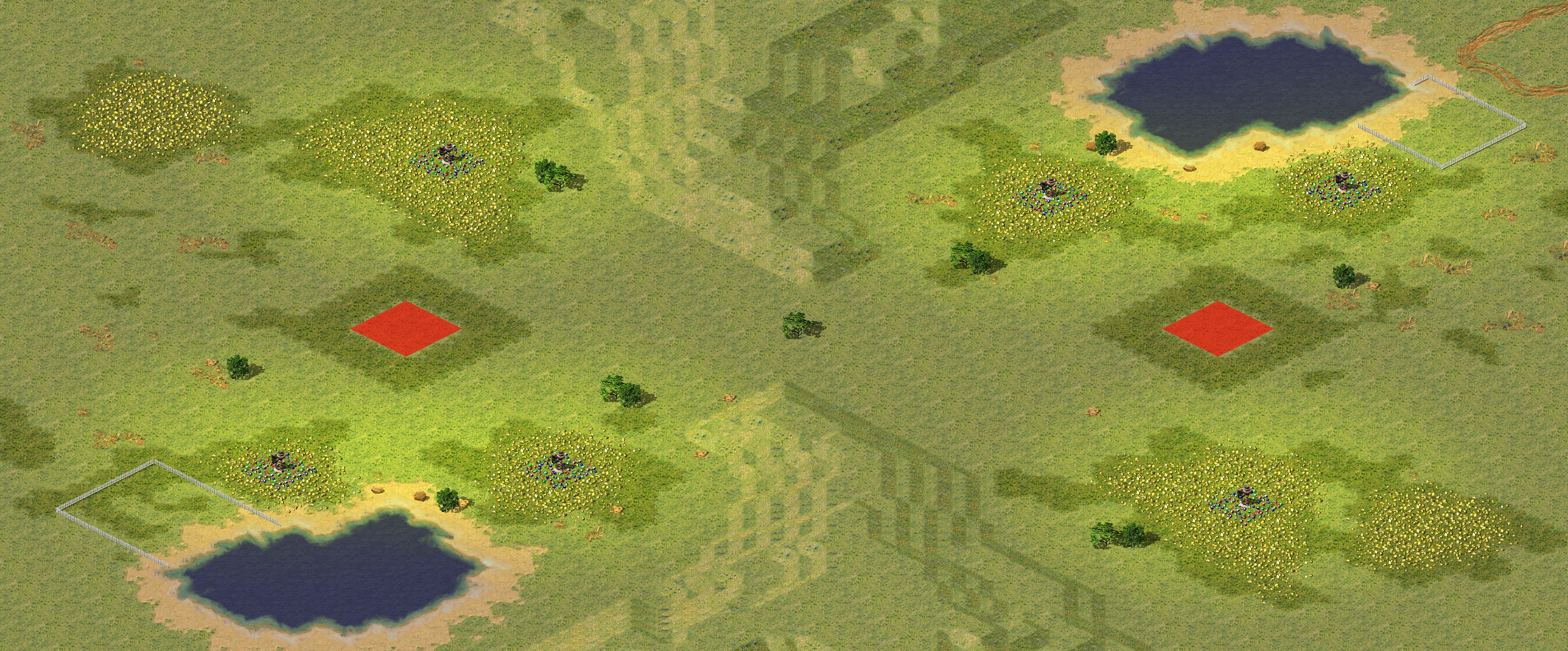Rendered map: Blood Feud - Flat Edition