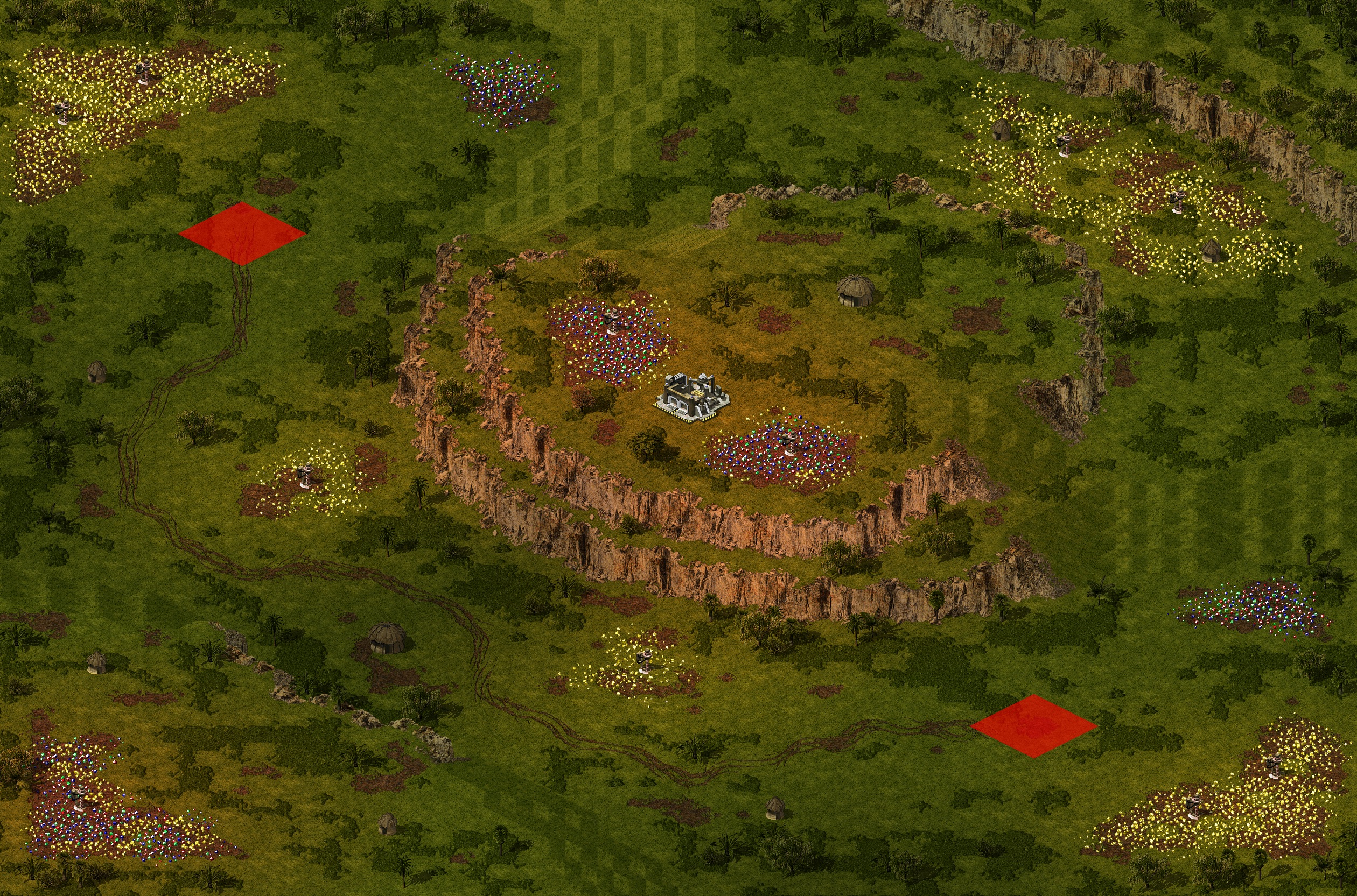 Rendered map: Cornered (2)