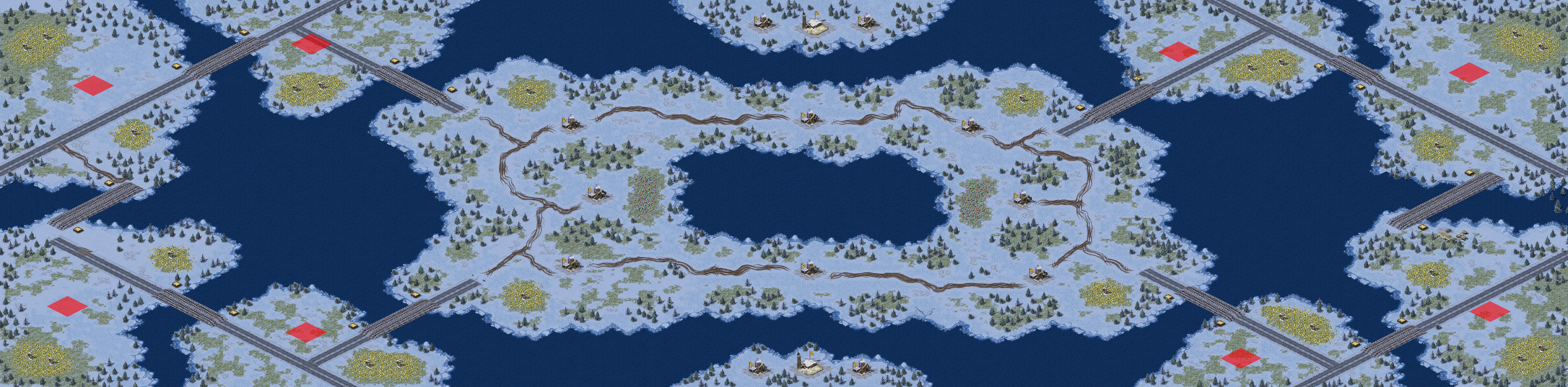 Rendered map: Arctic Circle - Isolated Island