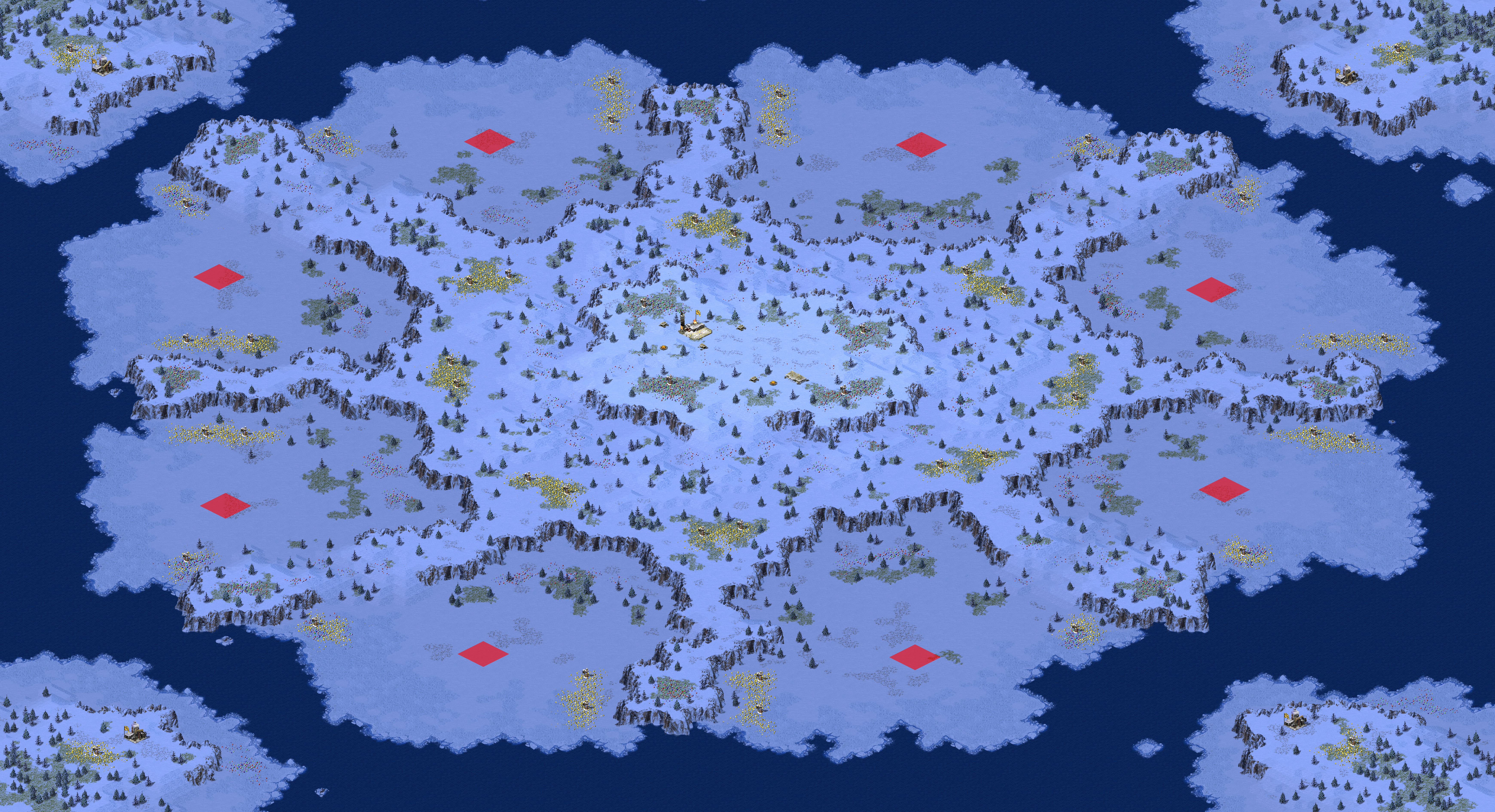 Rendered map: Winter Blossoms