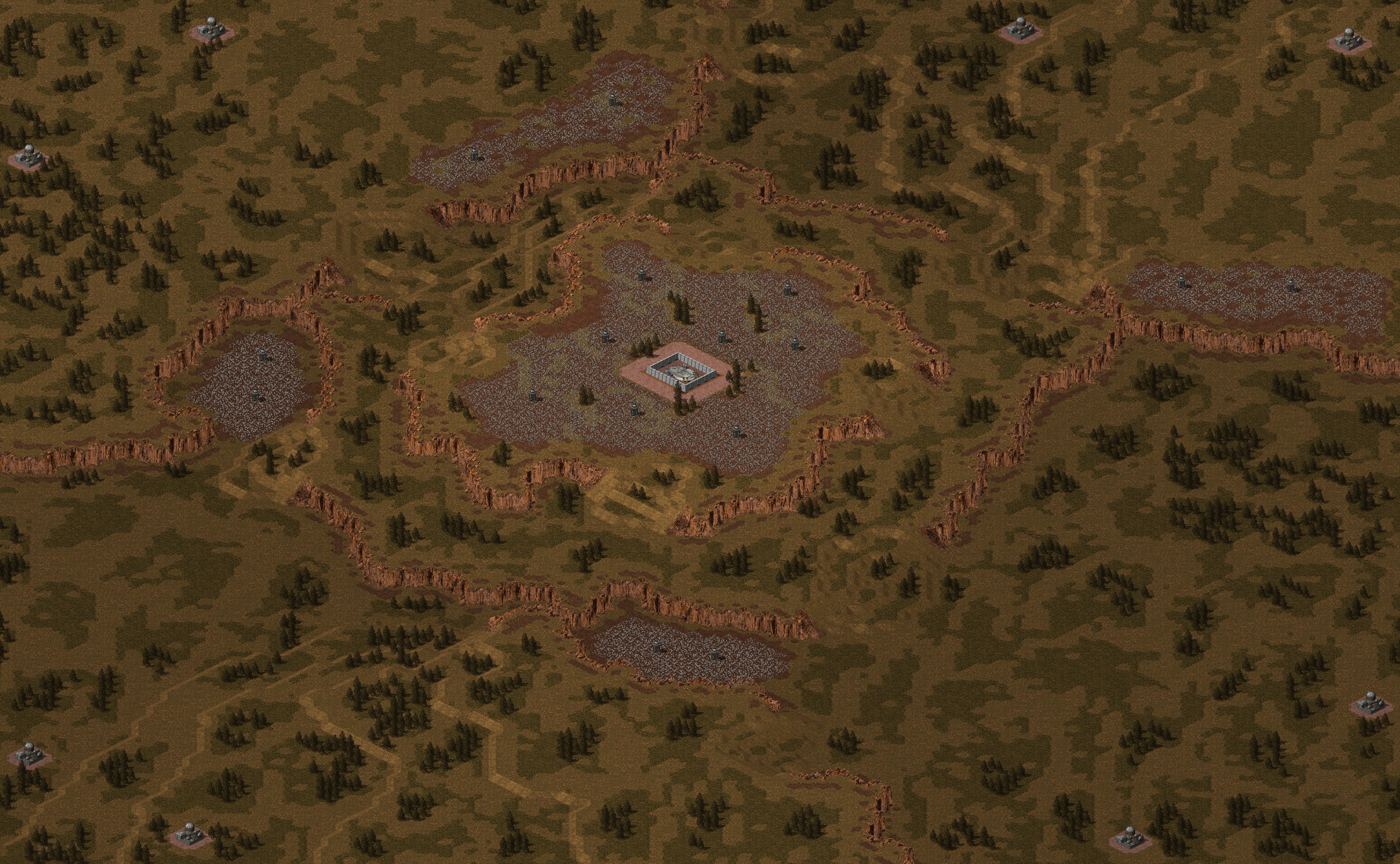 Rendered map: Volcano