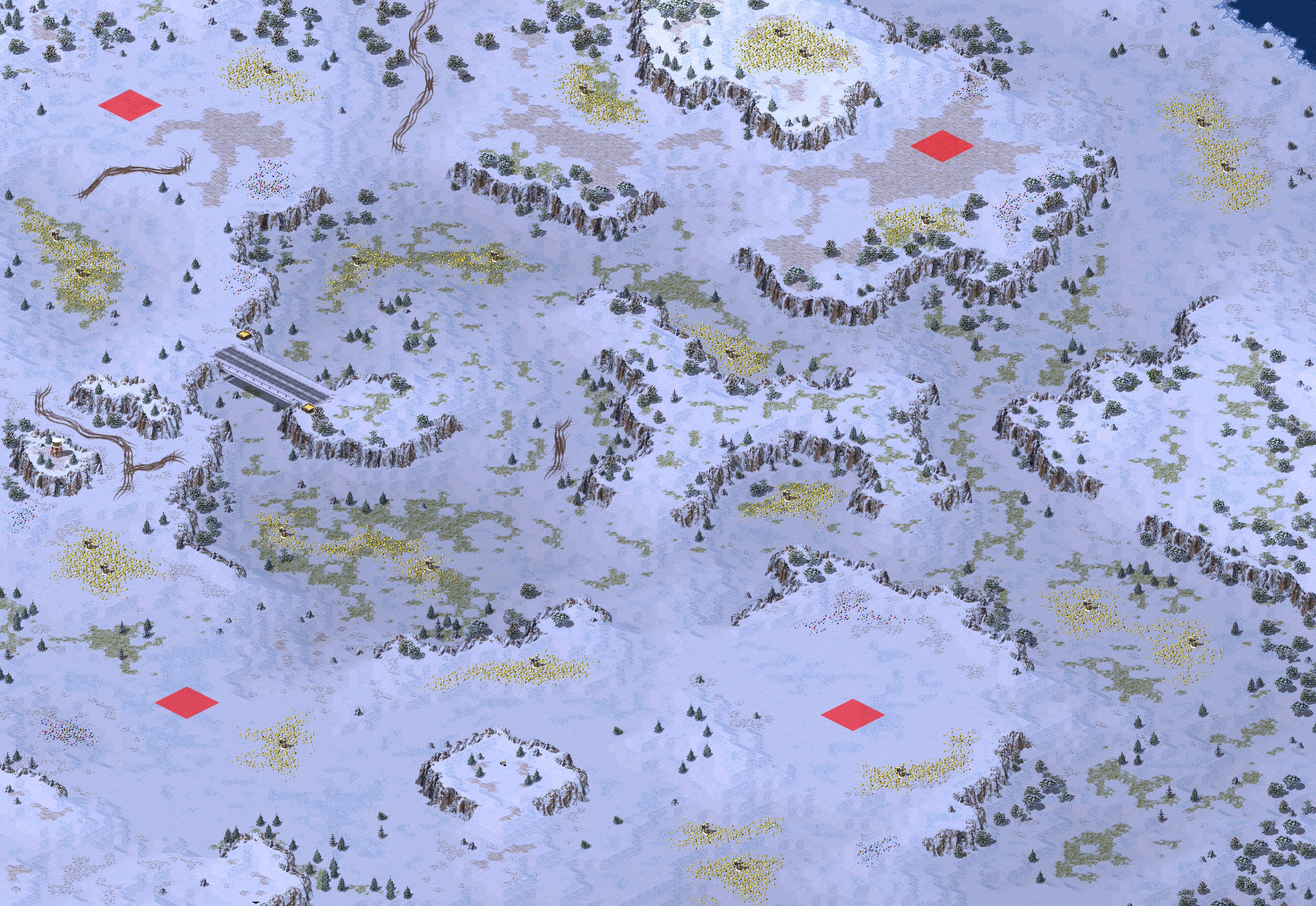 Rendered map: Caverns of Siberia