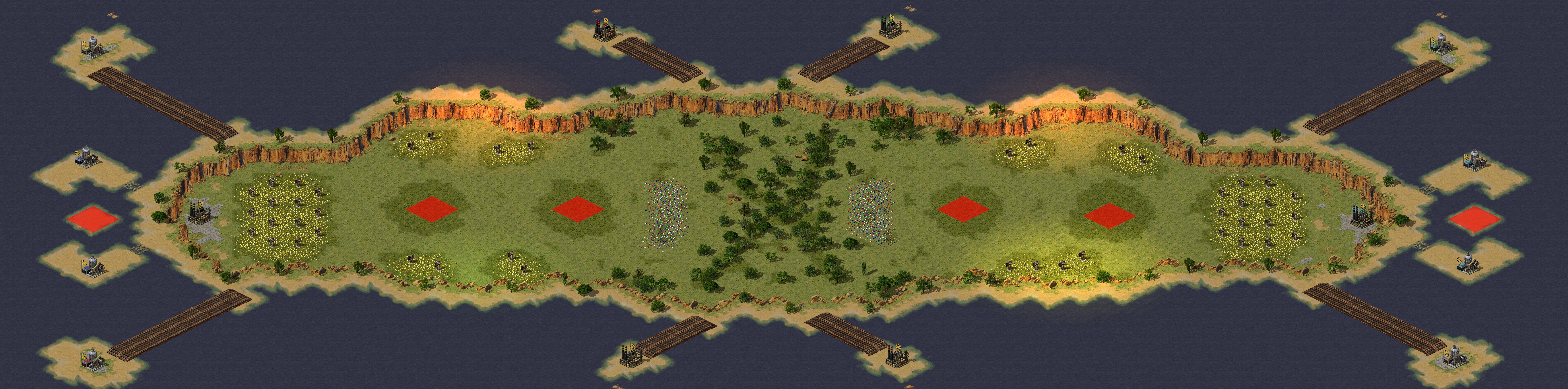 Rendered map: Naval Reign - Paramecium