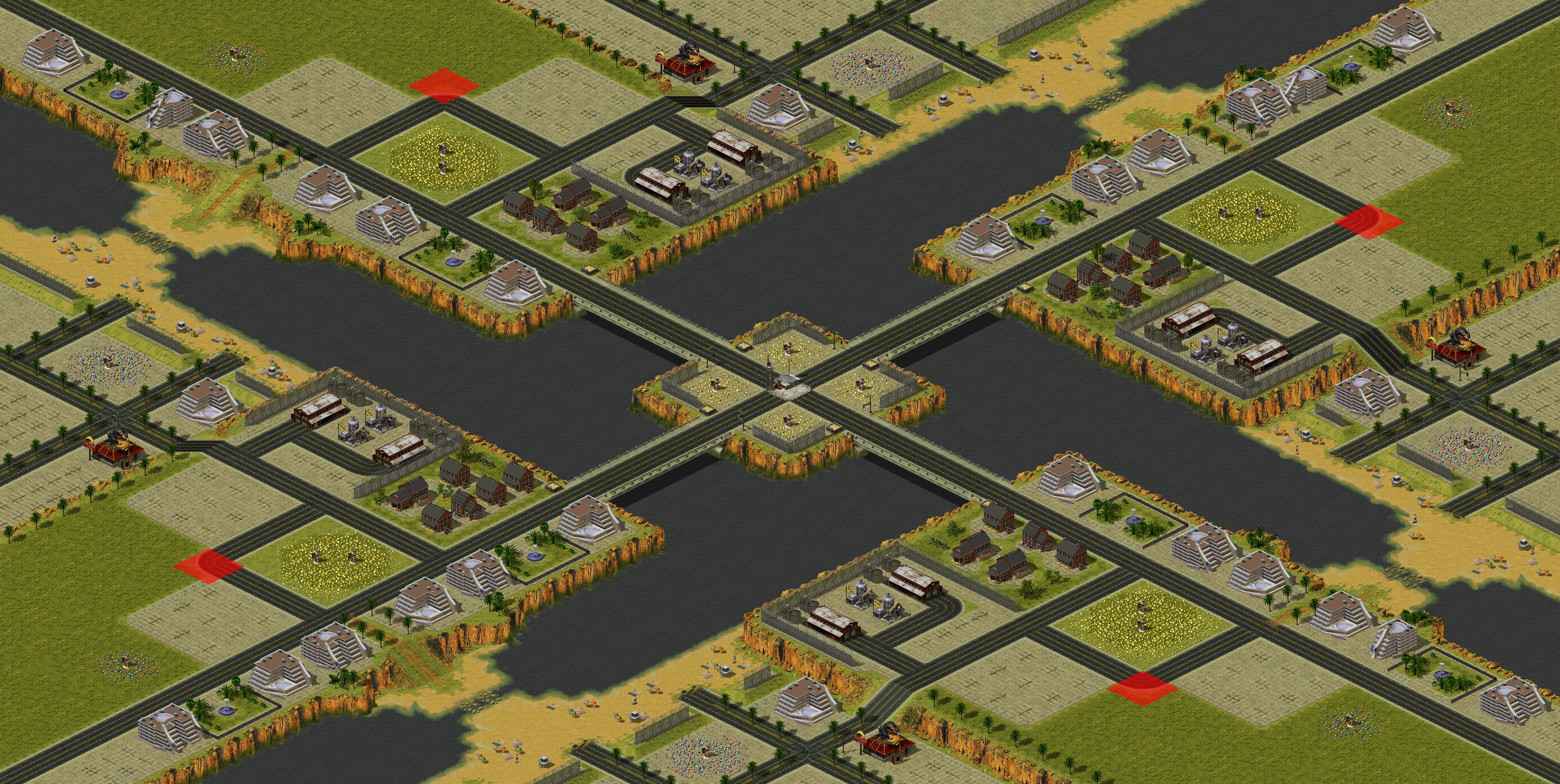 Rendered map: 太平洋顶点 - 赛事专用（修复bug）