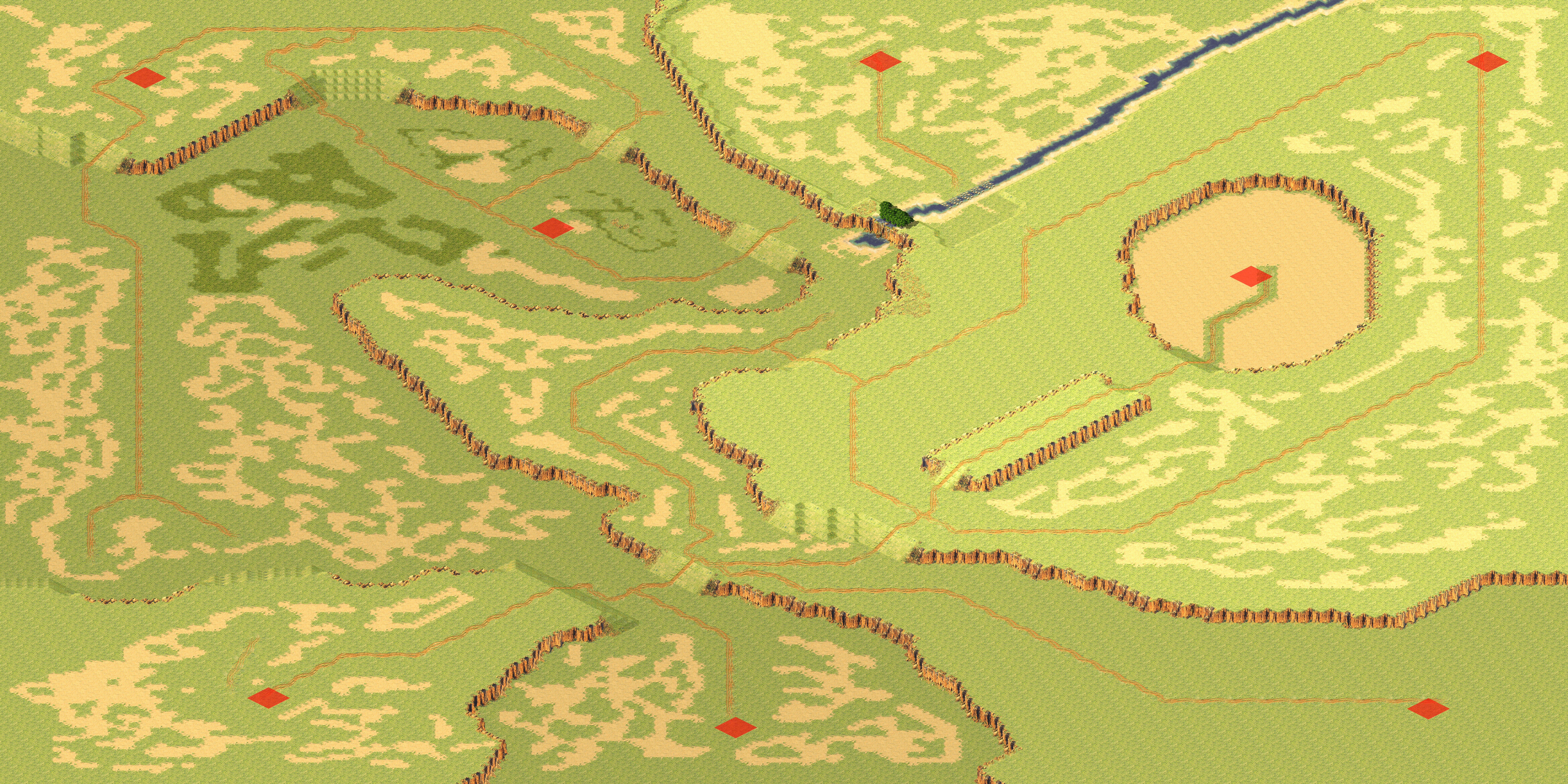 Rendered map: Tank Wars Super AI