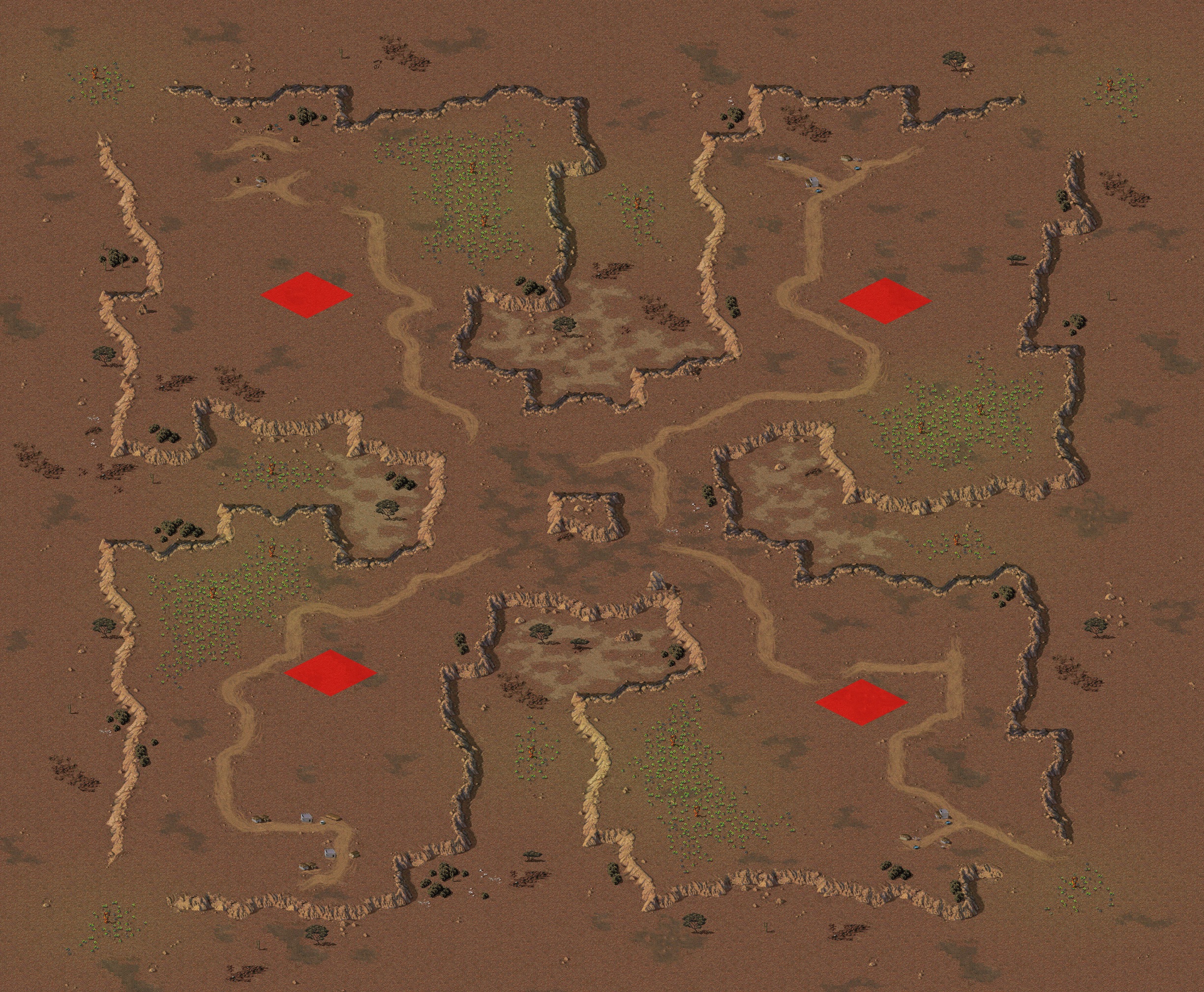 Rendered map: Dustbowl
