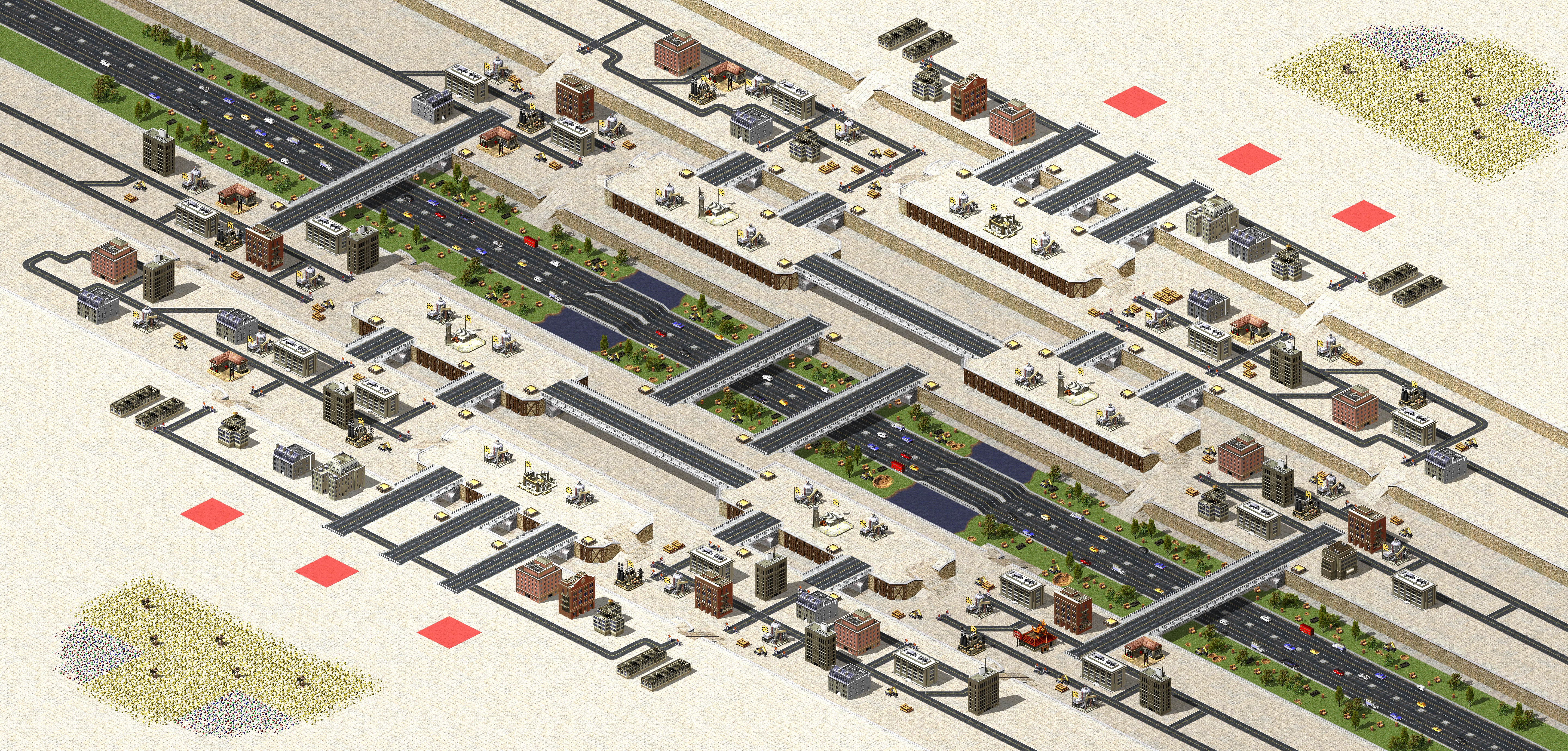 Rendered map: Boom Boom Boulevard