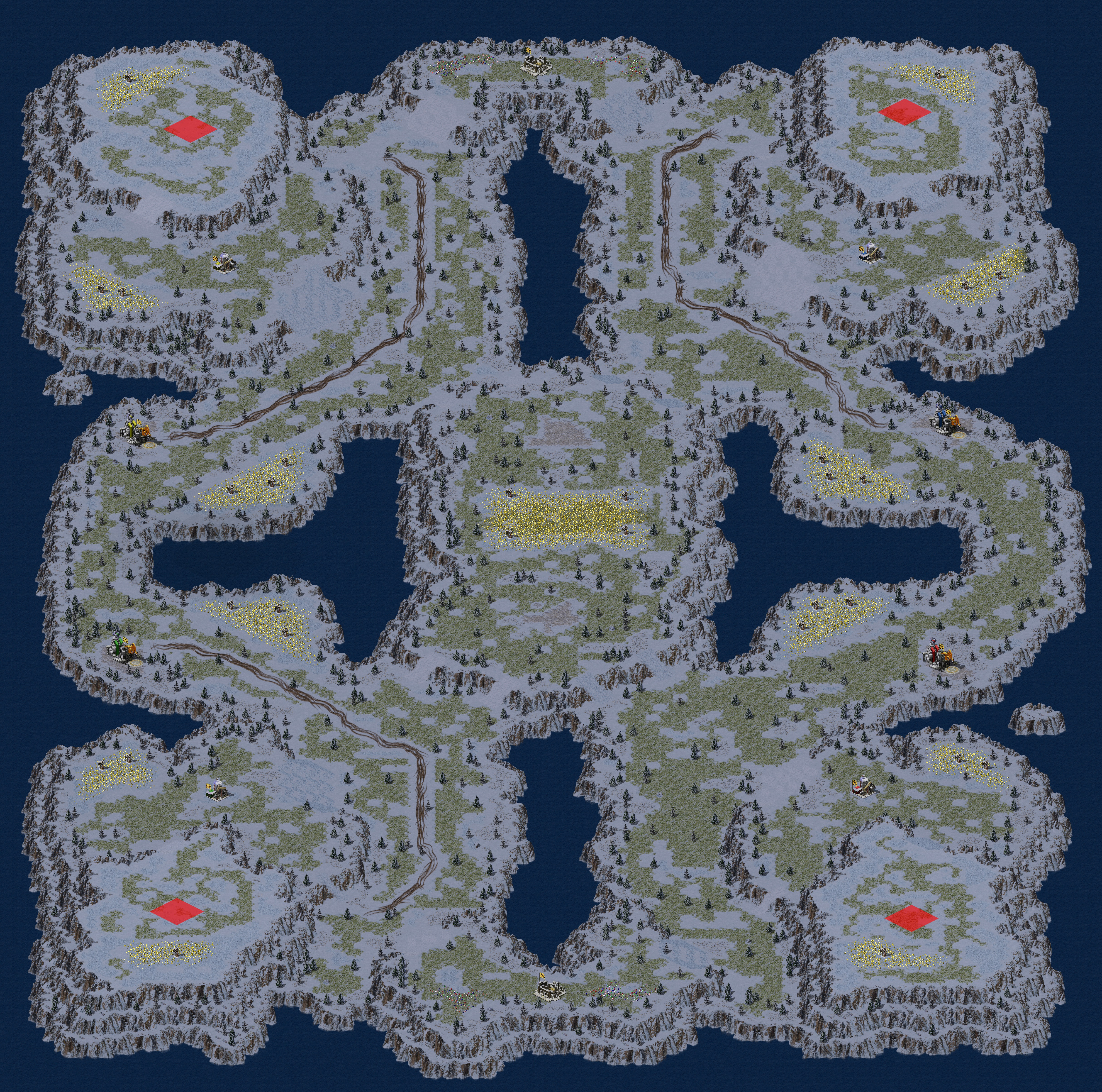 Rendered map: Frostration