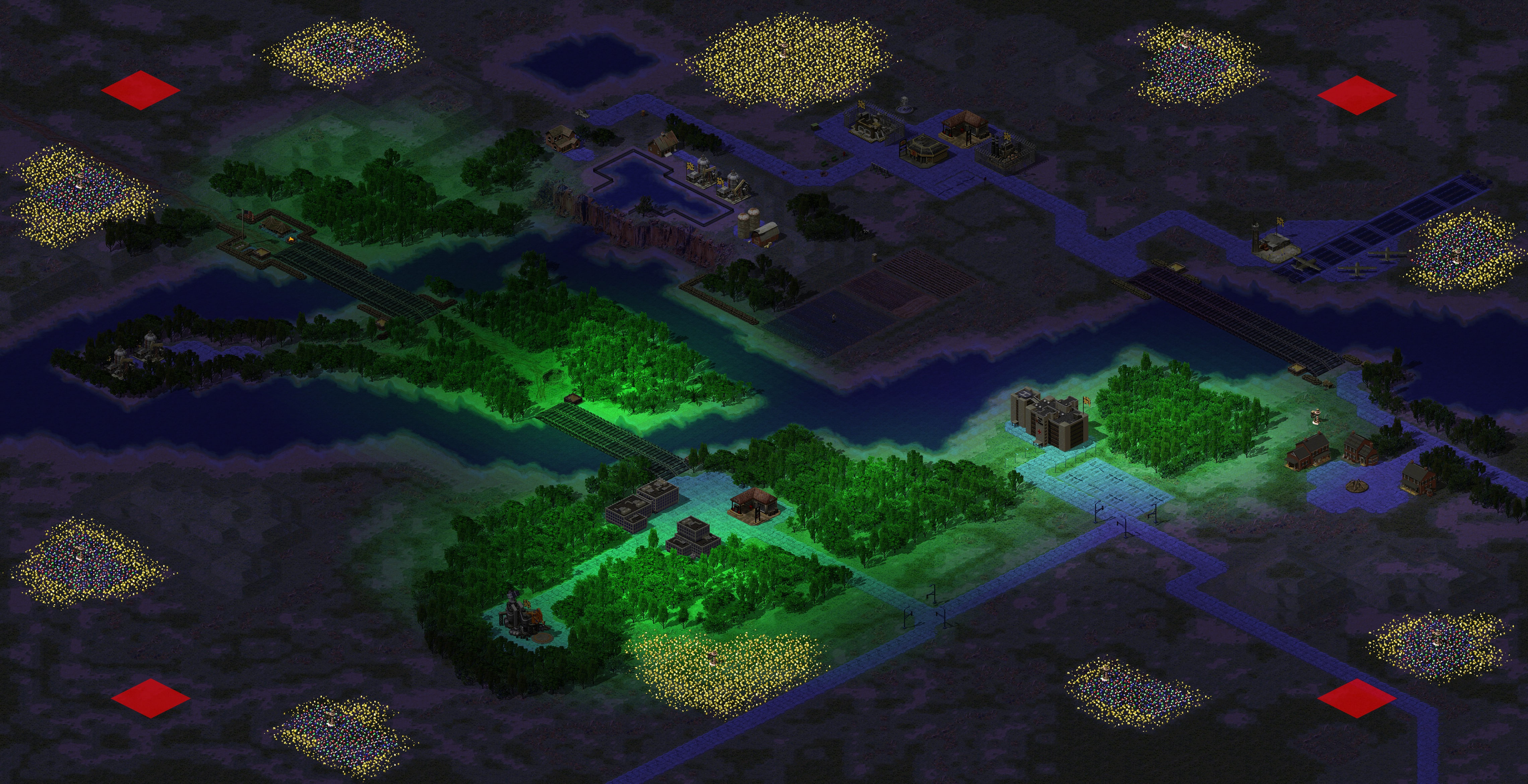 Rendered map: MO: Elysian Fields