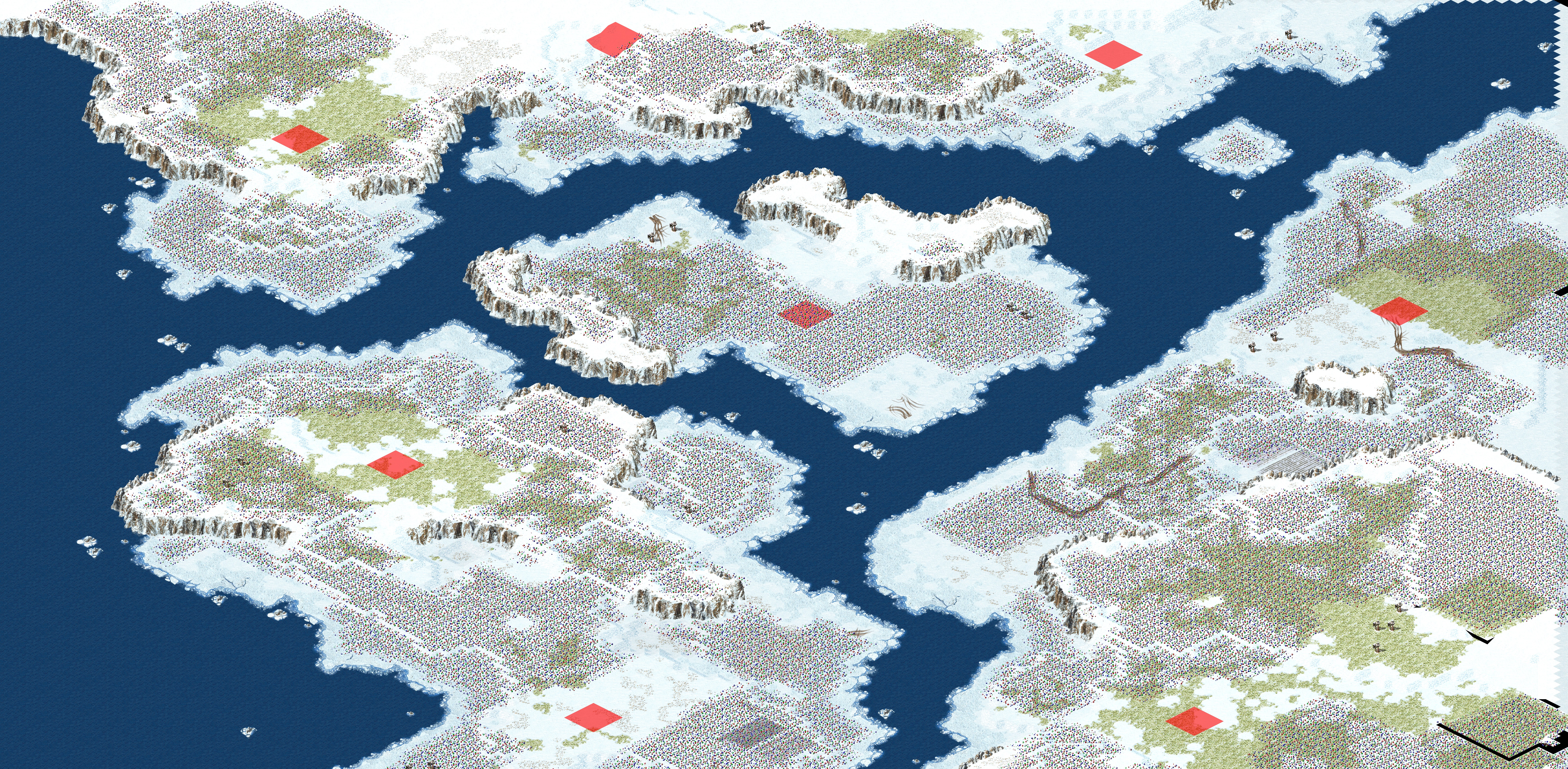 Rendered map: Peace BabyQ Snowy Battle